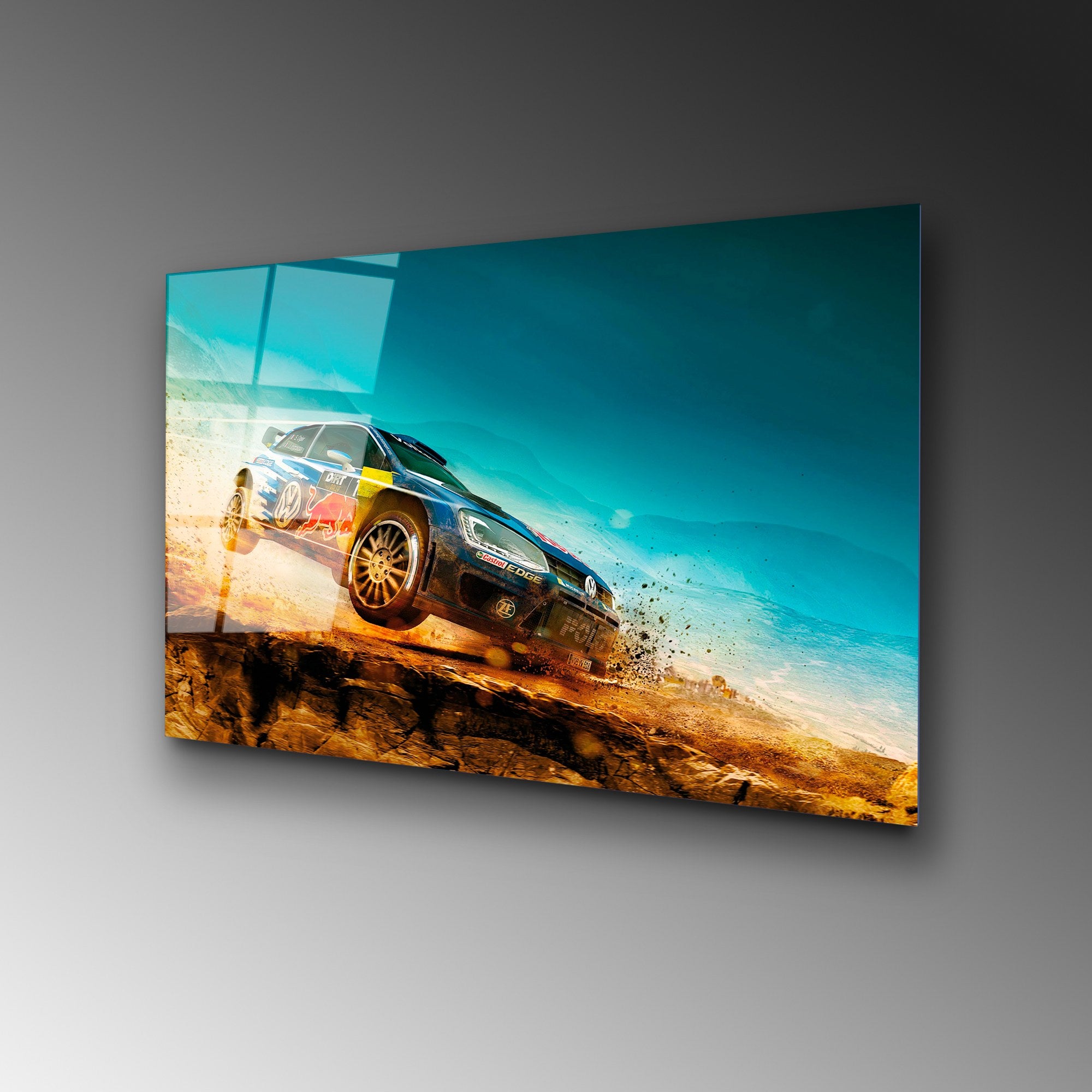 Quadro Decorativo em Vidro Temperado Multicolor UV-334 — 50 x 70 cm (4 mm)