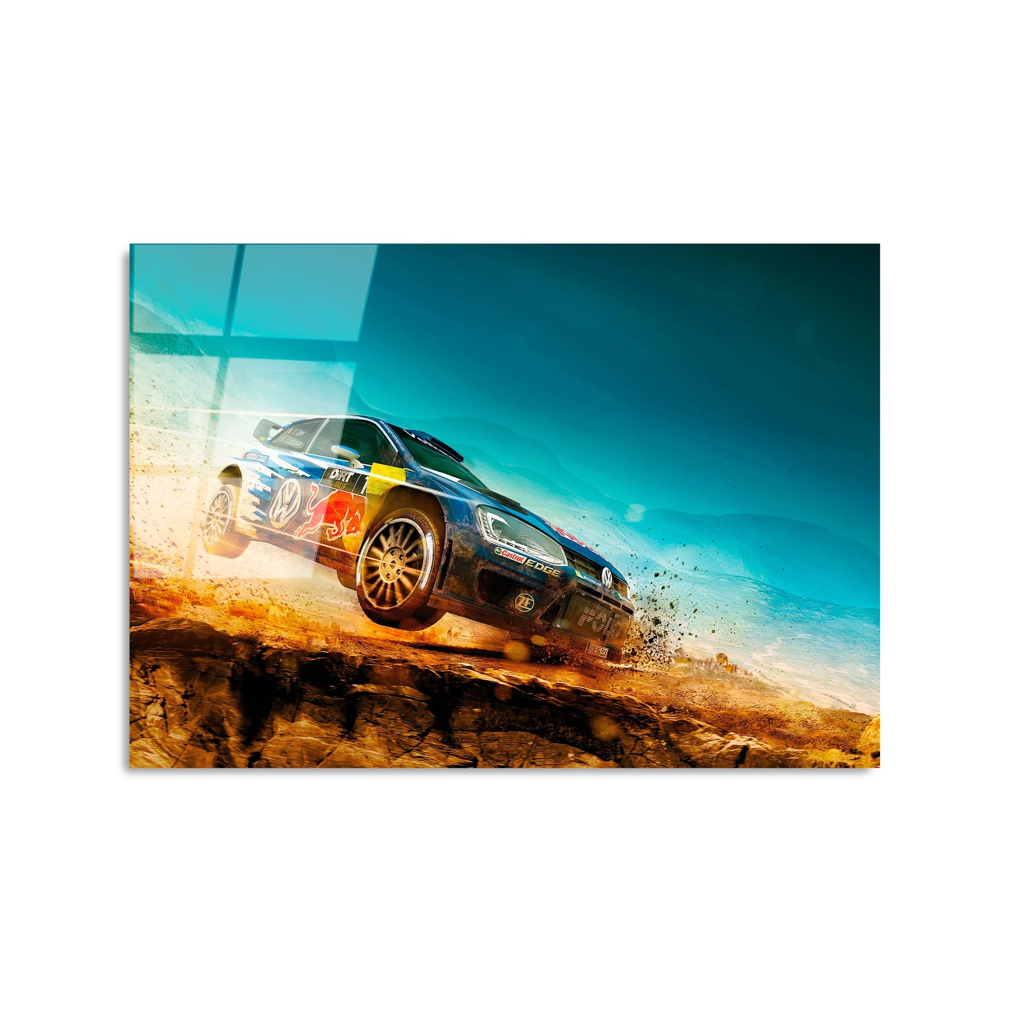 Quadro Decorativo em Vidro Temperado Multicolor UV-334 — 50 x 70 cm (4 mm)