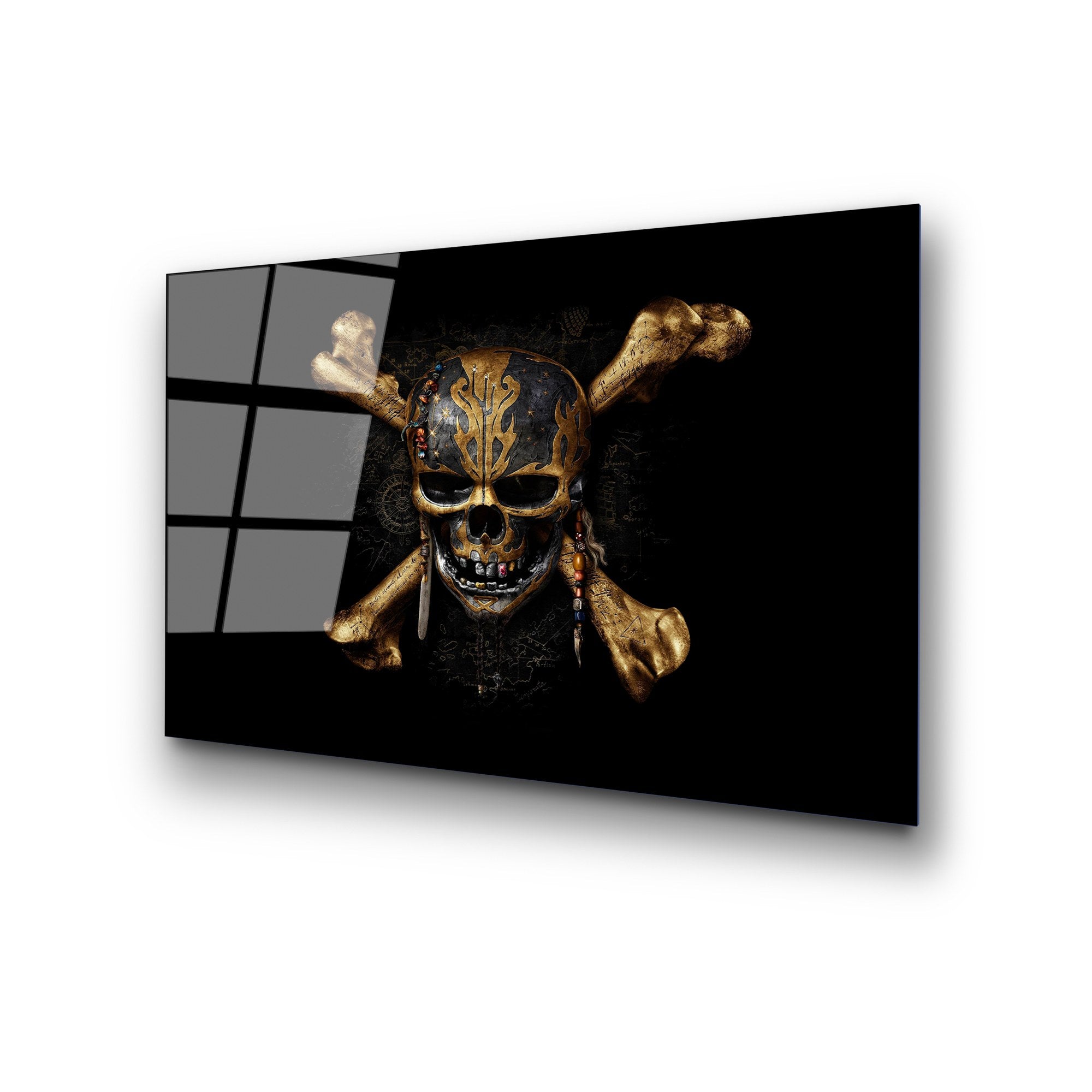 Quadro Decorativo em Vidro Temperado UV-336, Multicor, 50 x 70 cm, 4 mm