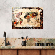 Quadro Decorativo em Vidro Temperado 4 mm UV-337, 50 x 70 cm, Multicolor (Ref. 123BZM1431)