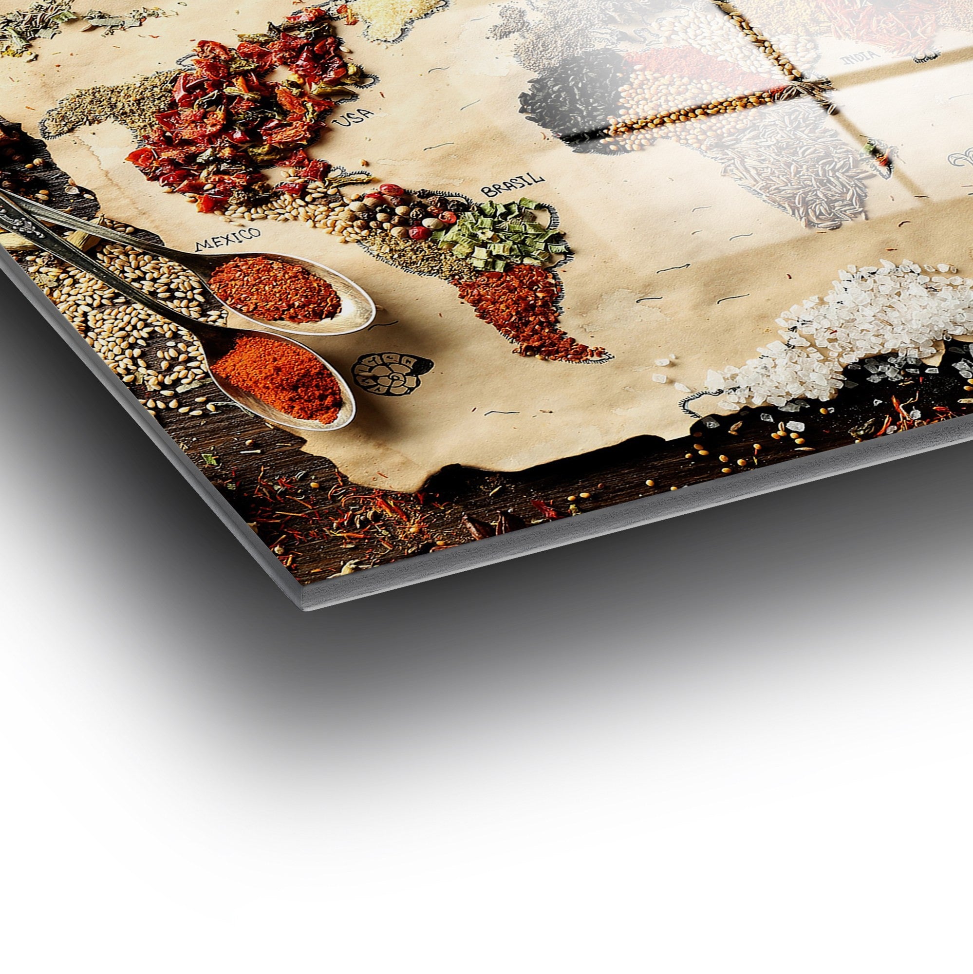 Quadro Decorativo em Vidro Temperado 4 mm UV-337, 50 x 70 cm, Multicolor (Ref. 123BZM1431)