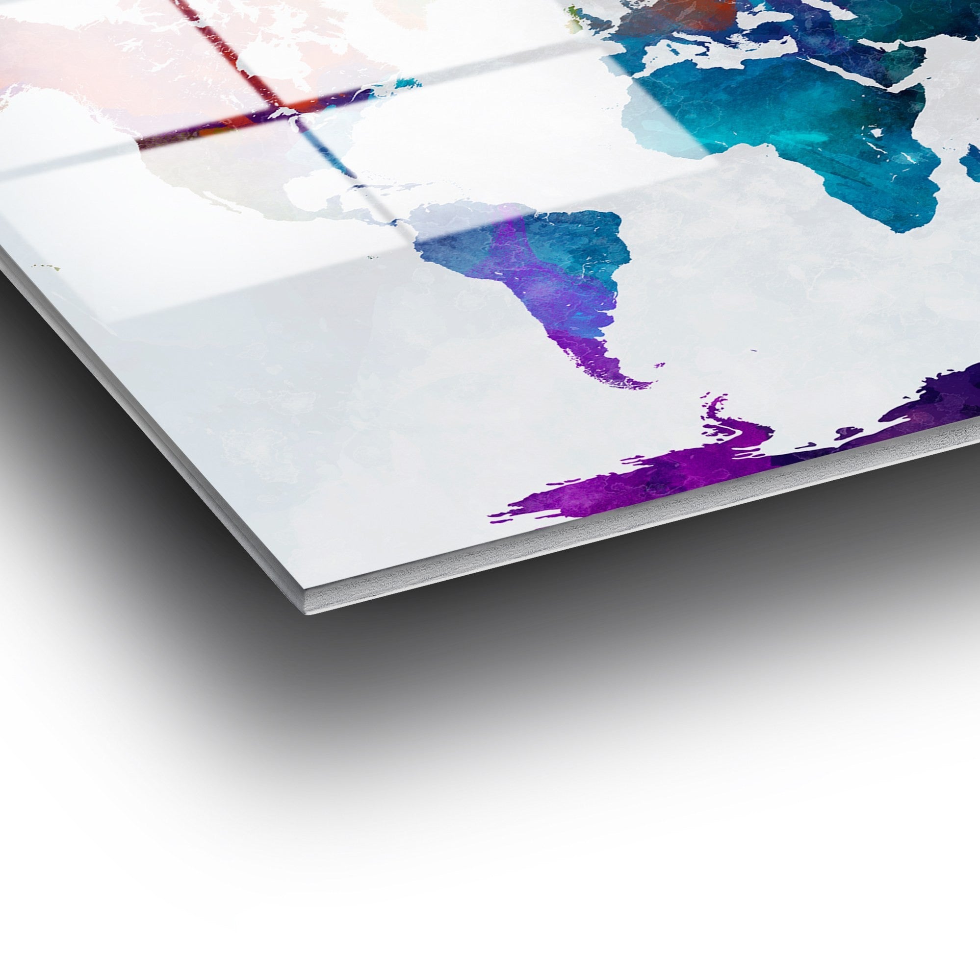 Quadro Decorativo em Vidro Temperado UV-340, Multicolor, 50 x 70 cm, 4 mm