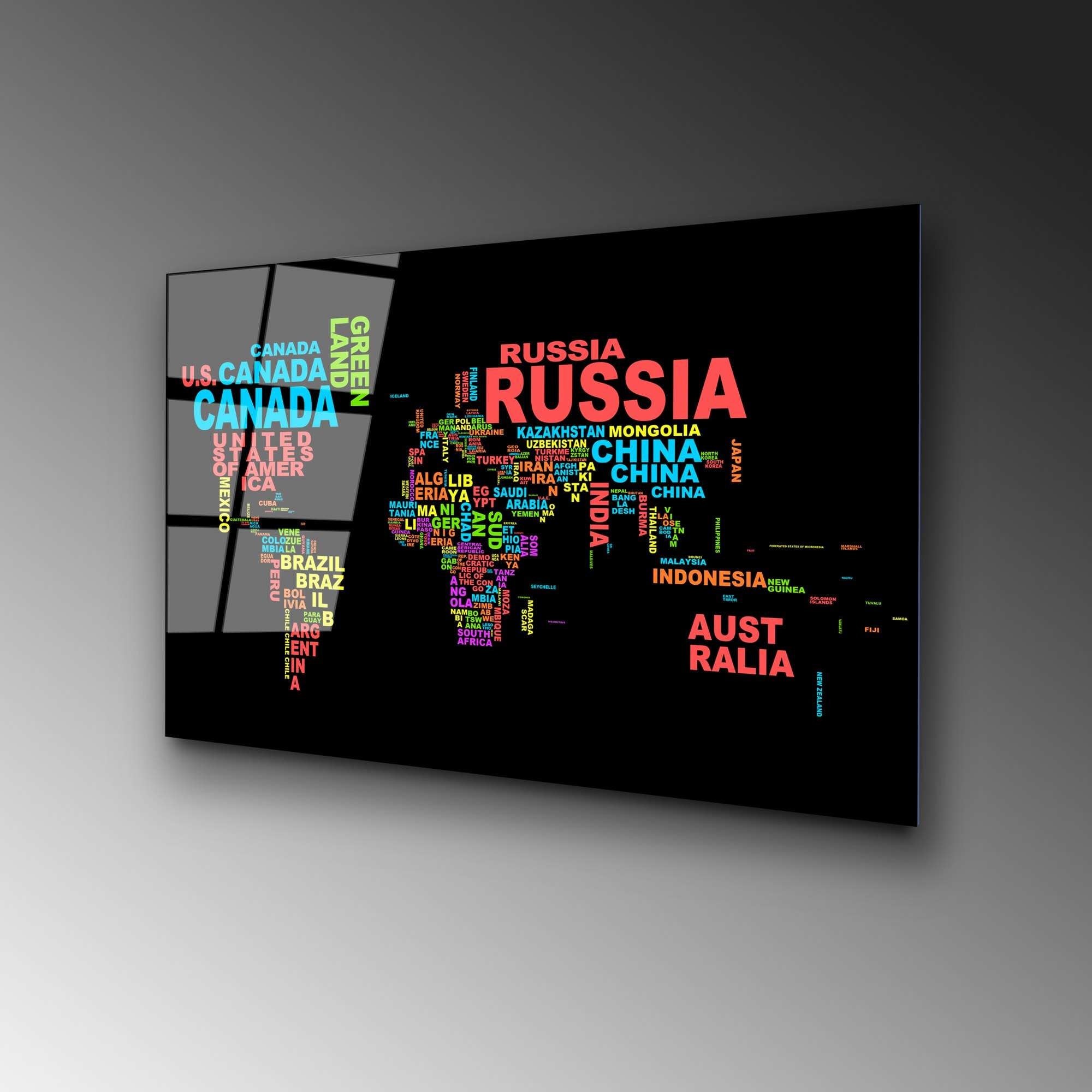 Quadro Decorativo 100% Vidro Temperado UV-341, Multicolor, 50 x 70 cm (4 mm)