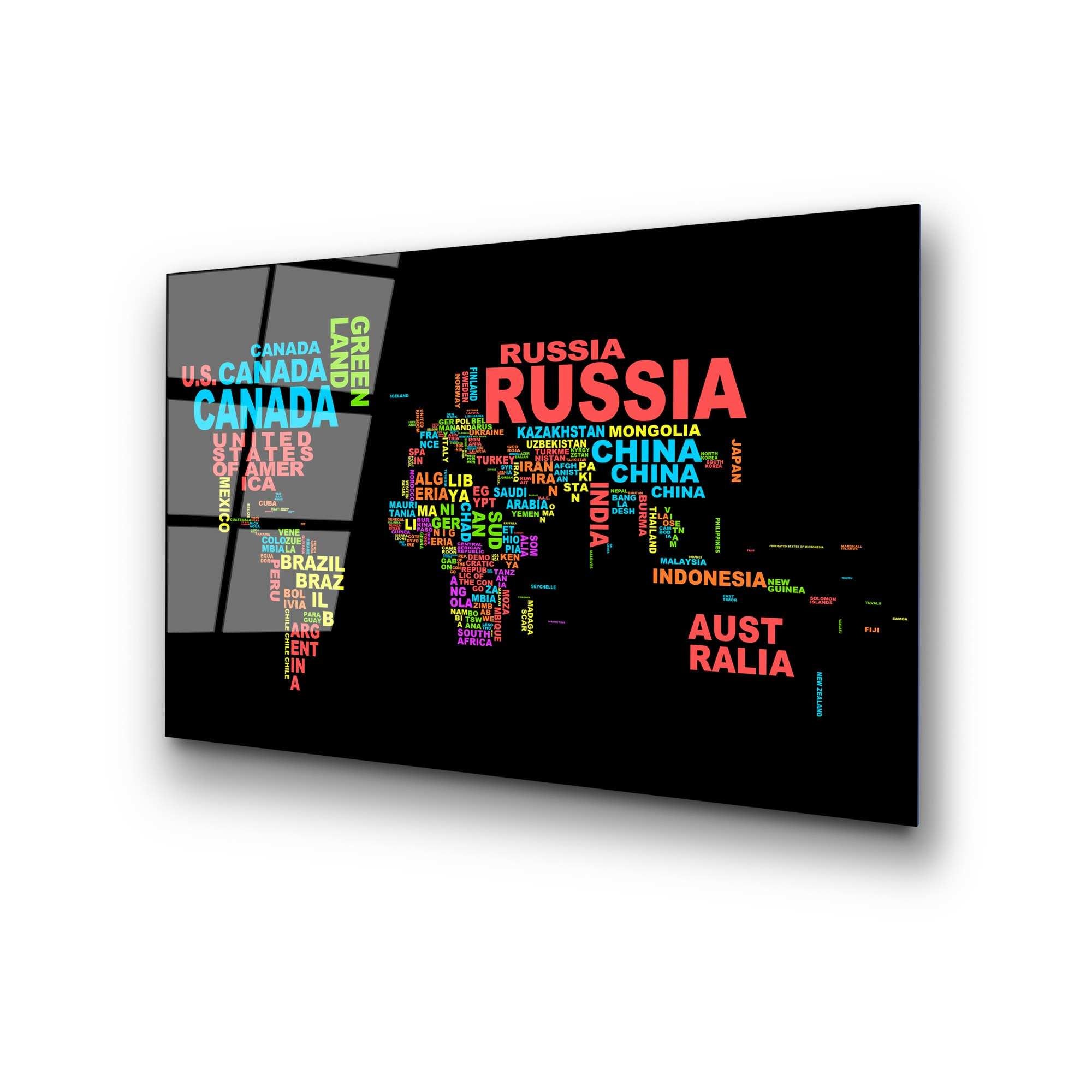 Quadro Decorativo 100% Vidro Temperado UV-341, Multicolor, 50 x 70 cm (4 mm)