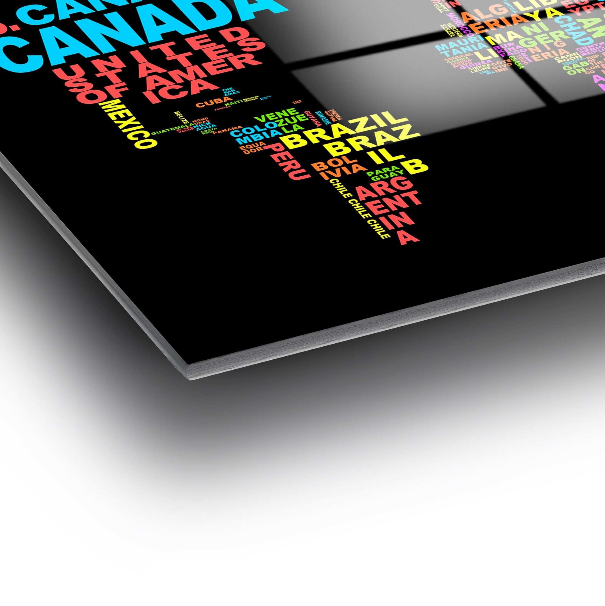 Quadro Decorativo 100% Vidro Temperado UV-341, Multicolor, 50 x 70 cm (4 mm)