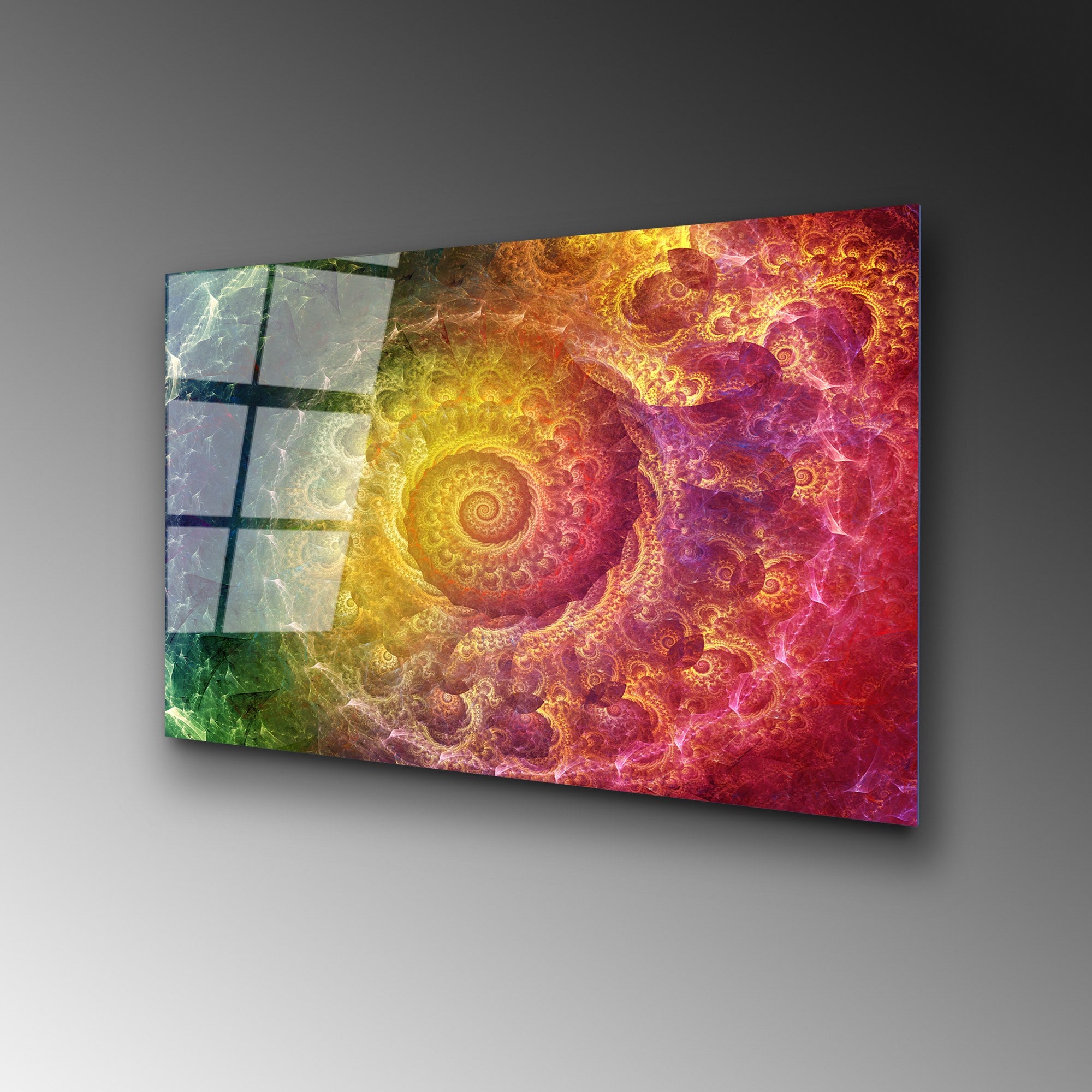 Quadro Decorativo em Vidro Temperado UV-342, Multicolor, 50 x 70 cm, 4 mm