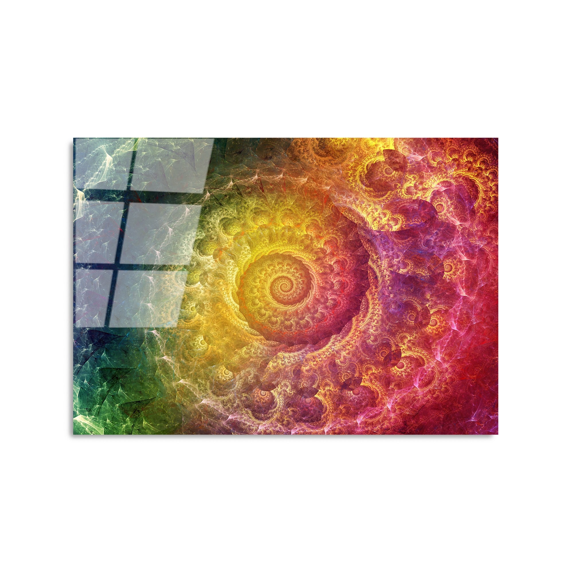 Quadro Decorativo em Vidro Temperado UV-342, Multicolor, 50 x 70 cm, 4 mm