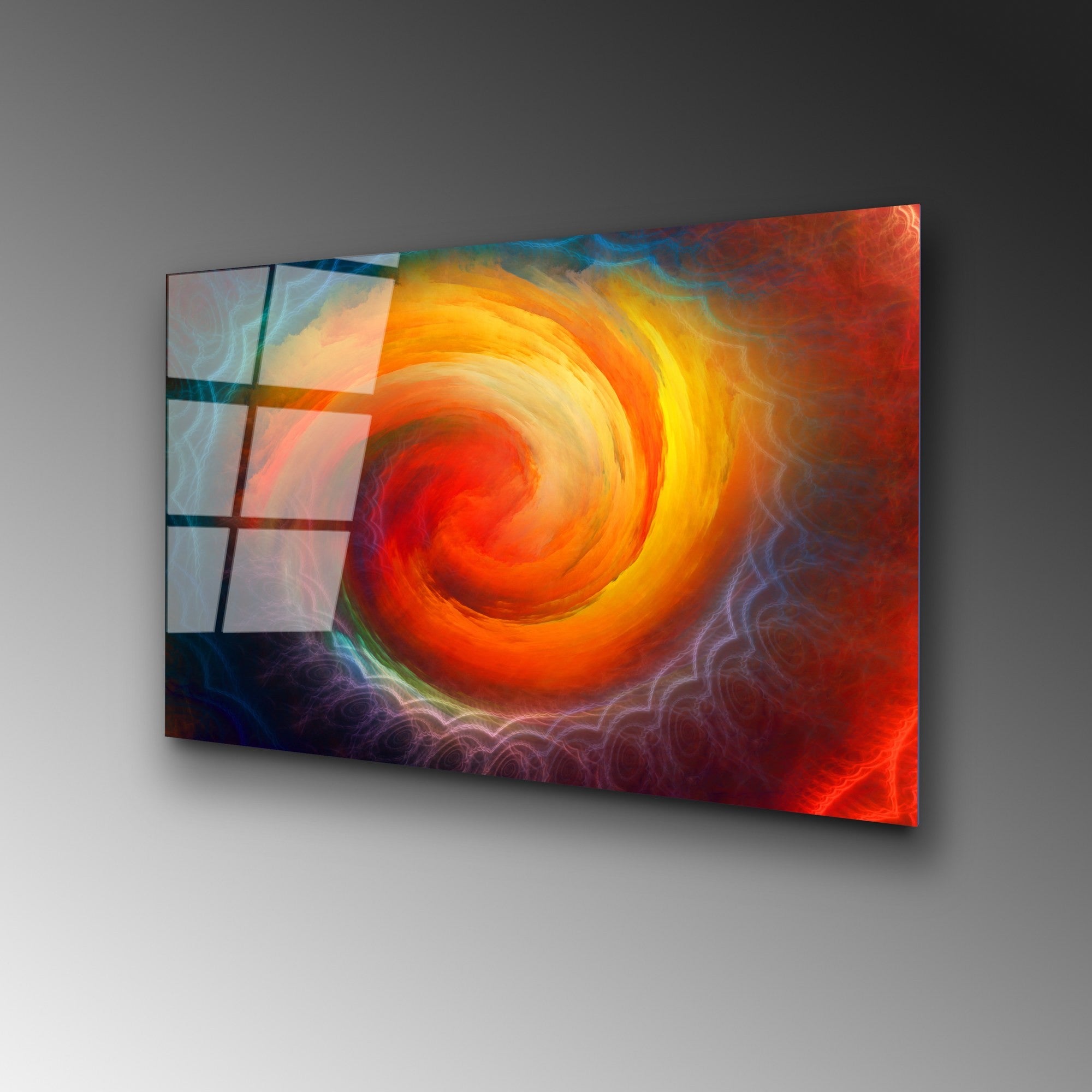 Quadro Decorativo em Vidro Temperado UV-343, 50 x 70 cm, Multicolor, 4 mm