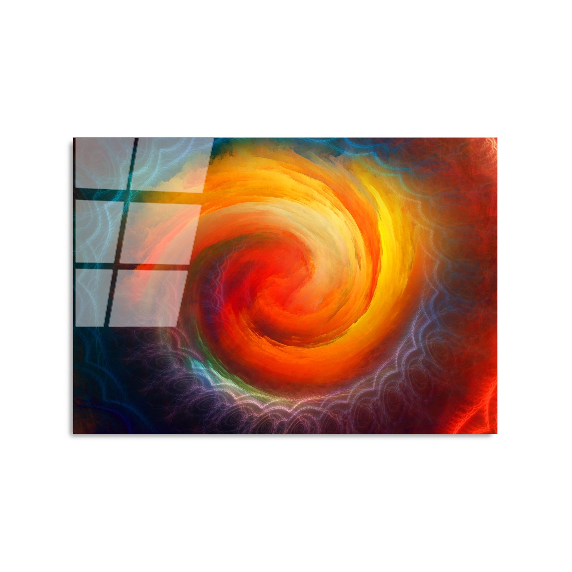 Quadro Decorativo em Vidro Temperado UV-343, 50 x 70 cm, Multicolor, 4 mm