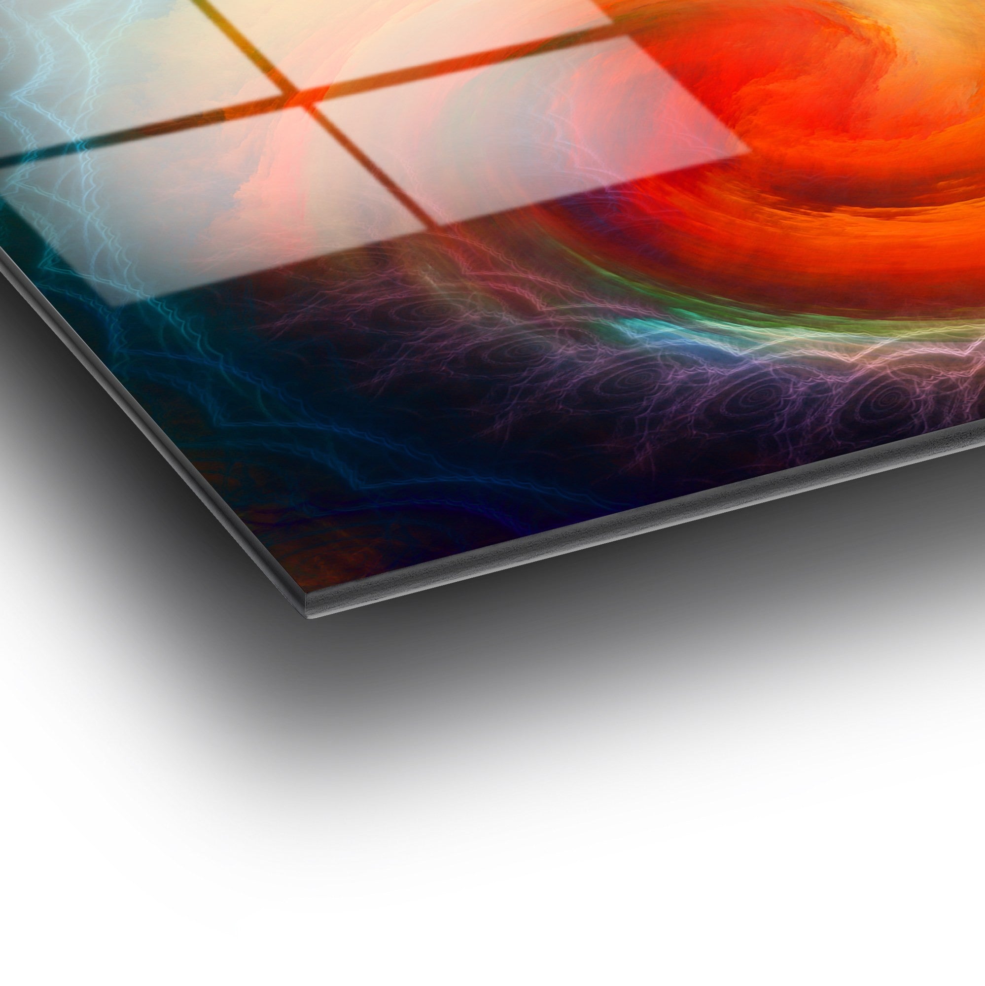 Quadro Decorativo em Vidro Temperado UV-343, 50 x 70 cm, Multicolor, 4 mm