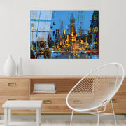 Quadro Decorativo em Vidro Temperado UV-345 50x70 cm, Multicolor, 4 mm