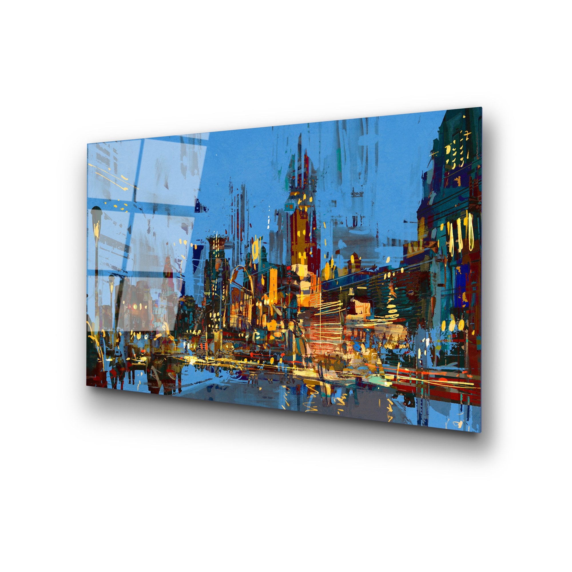 Quadro Decorativo em Vidro Temperado UV-345 50x70 cm, Multicolor, 4 mm