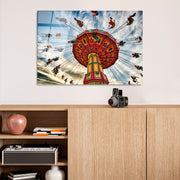 Quadro Decorativo em Vidro Temperado Multicolor 50 x 70 cm (4 mm) – UV-347