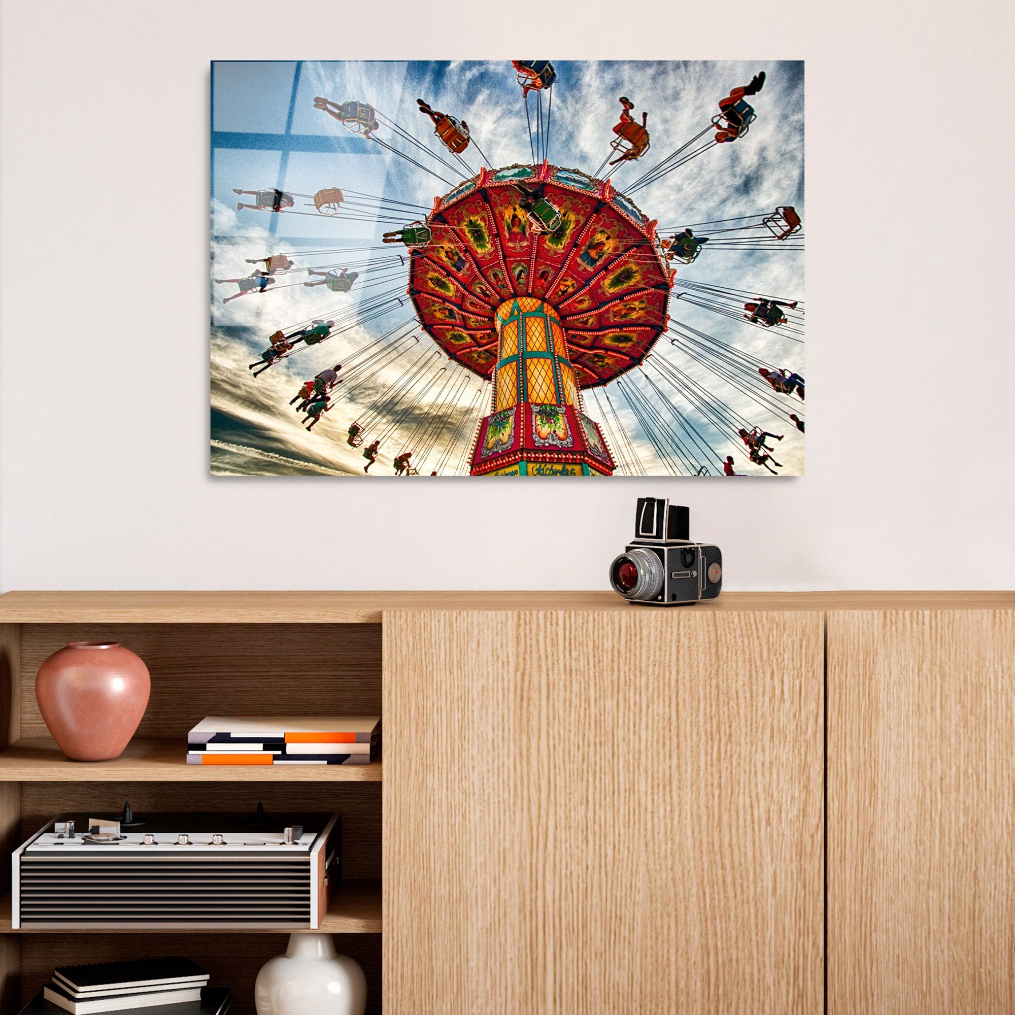 Quadro Decorativo em Vidro Temperado Multicolor 50 x 70 cm (4 mm) – UV-347