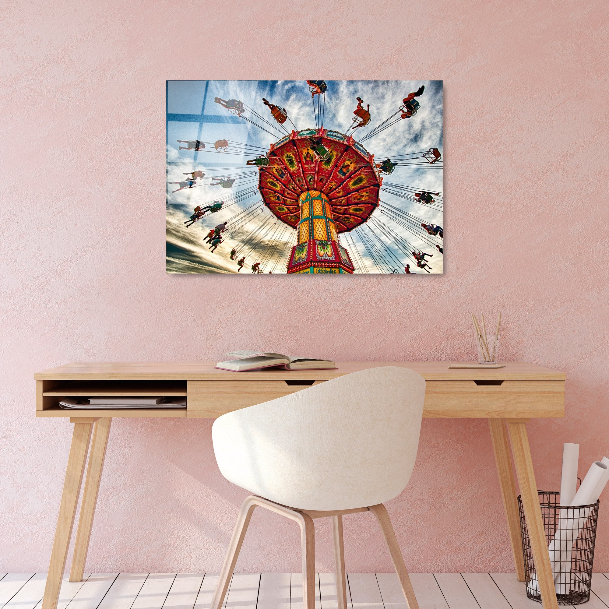 Quadro Decorativo em Vidro Temperado Multicolor 50 x 70 cm (4 mm) – UV-347