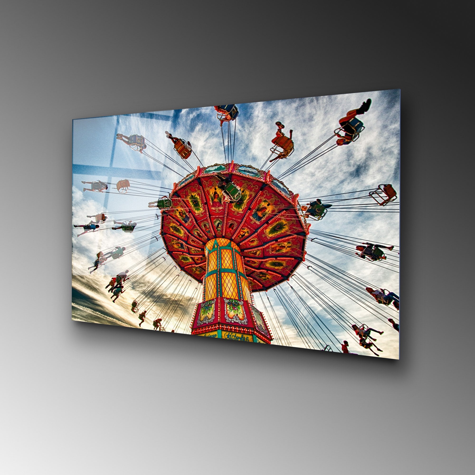 Quadro Decorativo em Vidro Temperado Multicolor 50 x 70 cm (4 mm) – UV-347