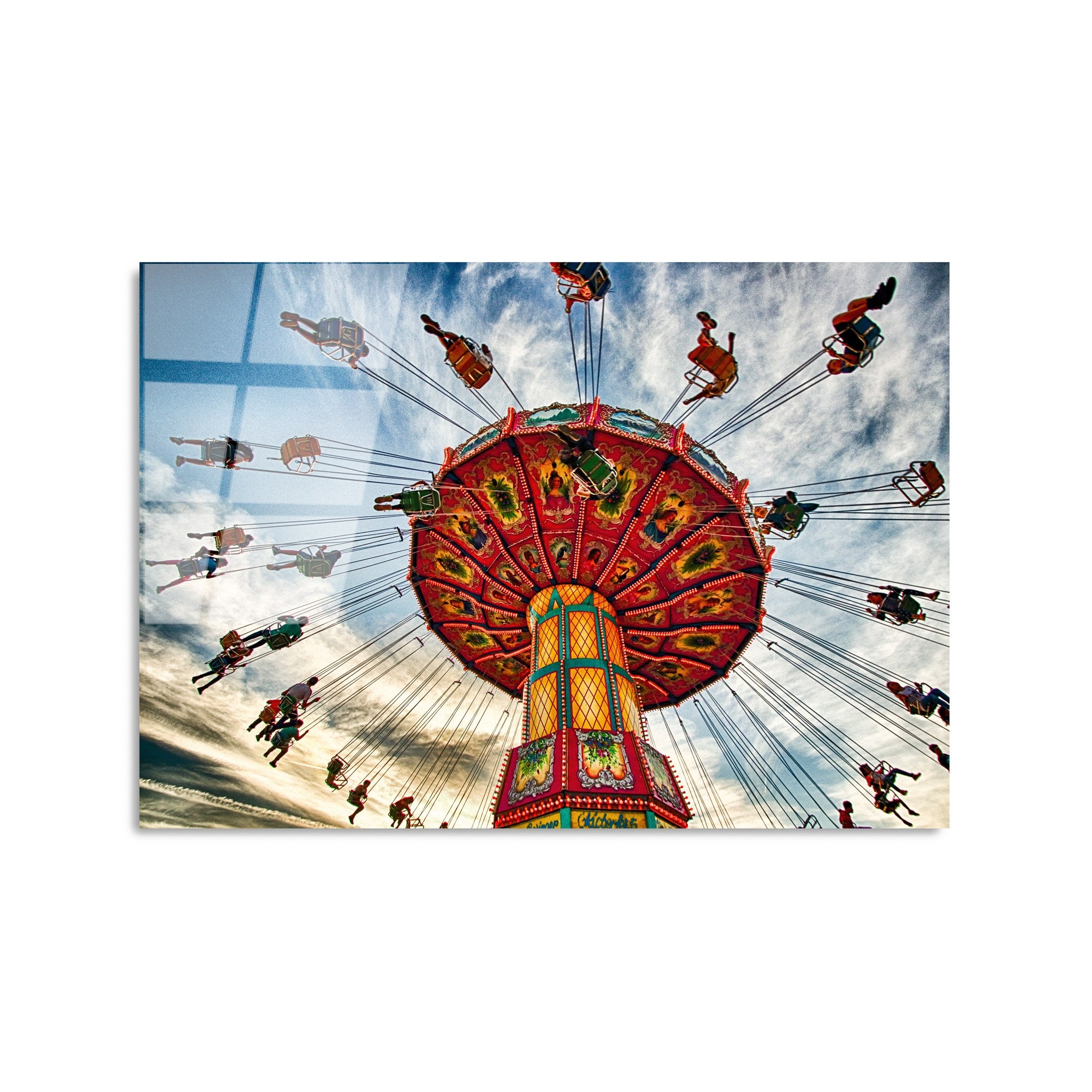 Quadro Decorativo em Vidro Temperado Multicolor 50 x 70 cm (4 mm) – UV-347