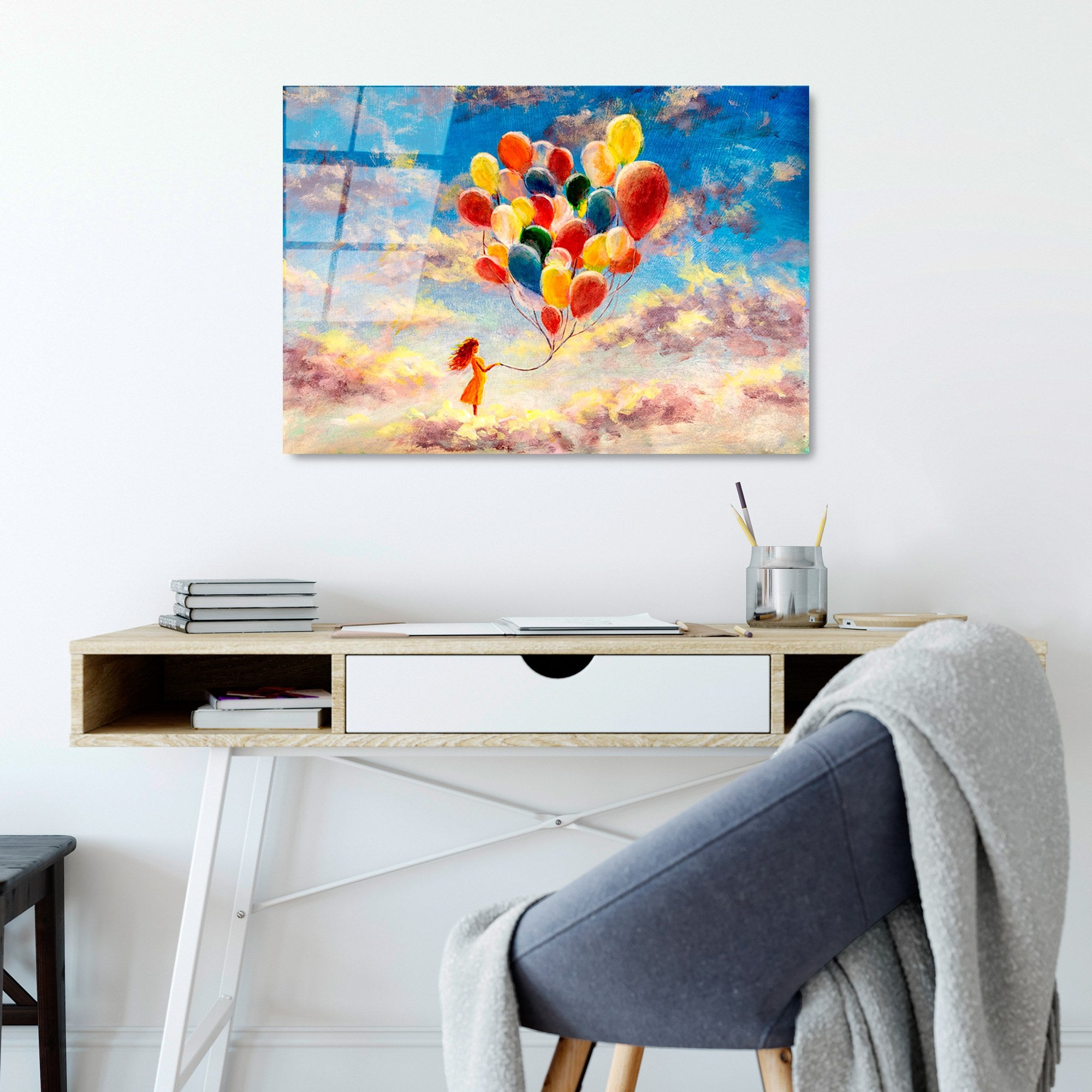 Quadro Decorativo em 100% Vidro Temperado UV-348, Multicolor, 50 x 70 cm (4 mm)