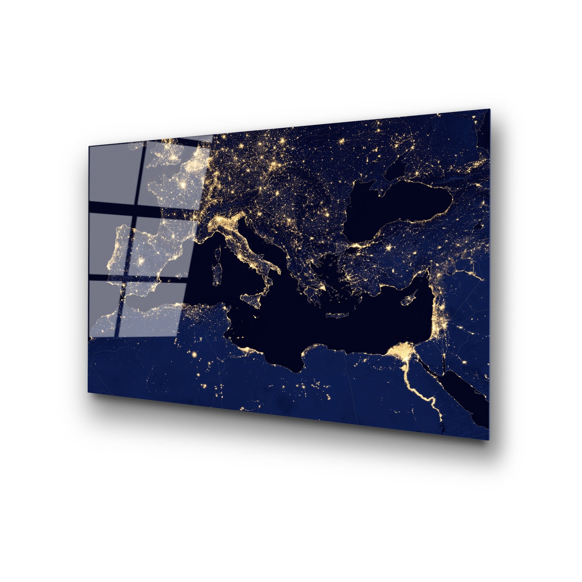 Quadro Decorativo em Vidro Temperado UV-350 (4 mm), 50 x 70 cm, Multicolorido