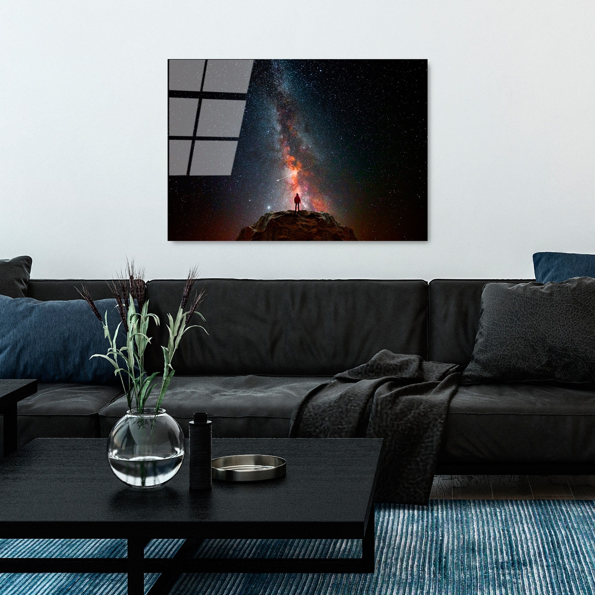 Quadro Decorativo em Vidro Temperado UV-352 (4 mm), Multicolor, 50 x 70 cm