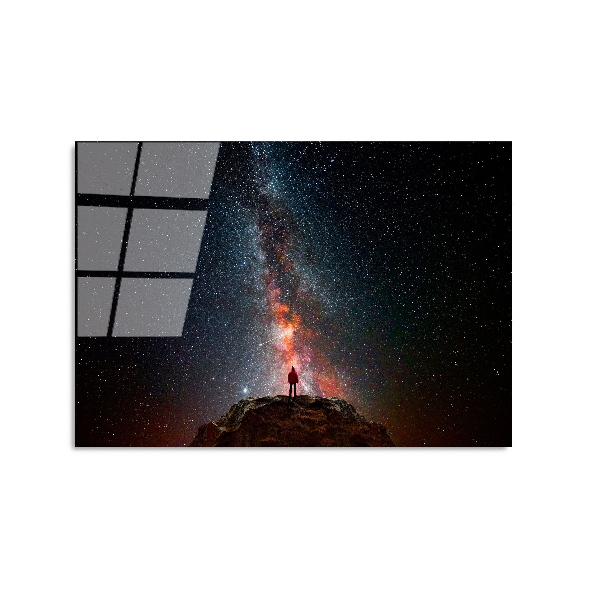 Quadro Decorativo em Vidro Temperado UV-352 (4 mm), Multicolor, 50 x 70 cm