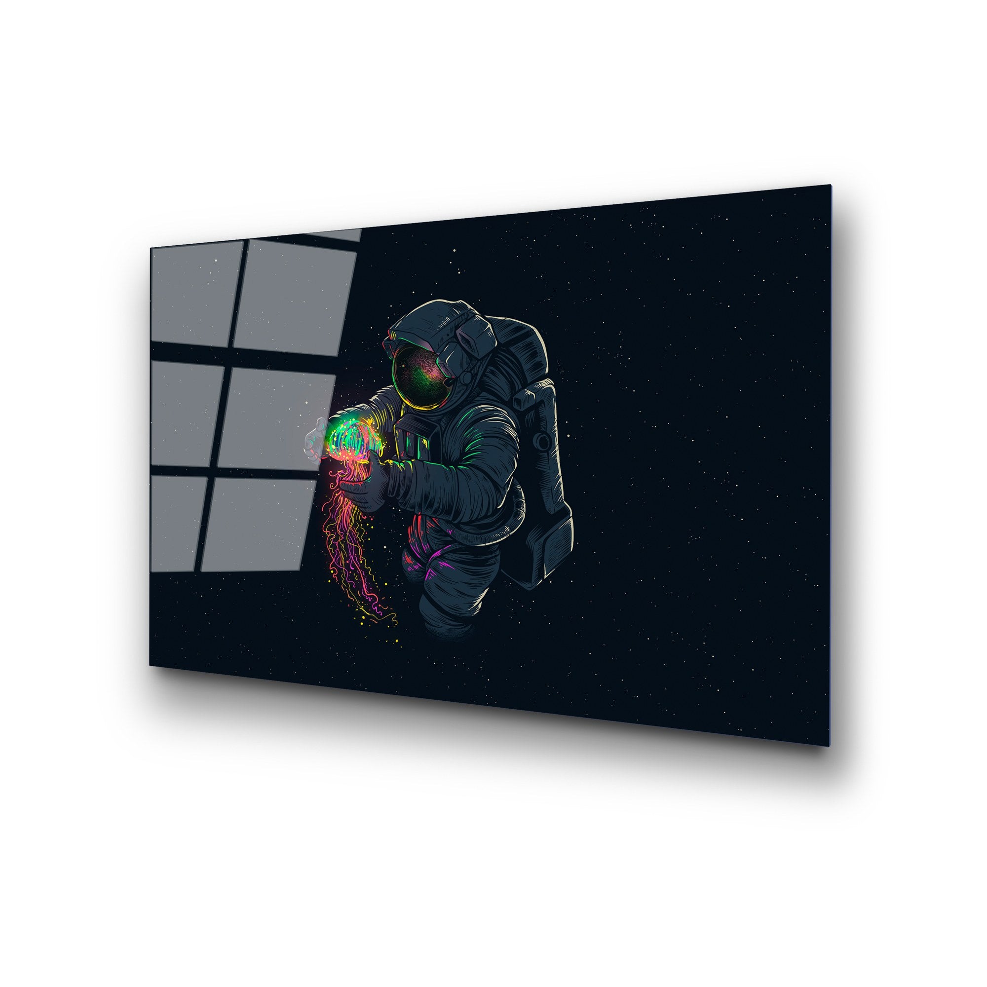 Quadro Decorativo em Vidro Temperado UV-353, 50x70 cm, Multicolor, 4 mm, 3,882 kg