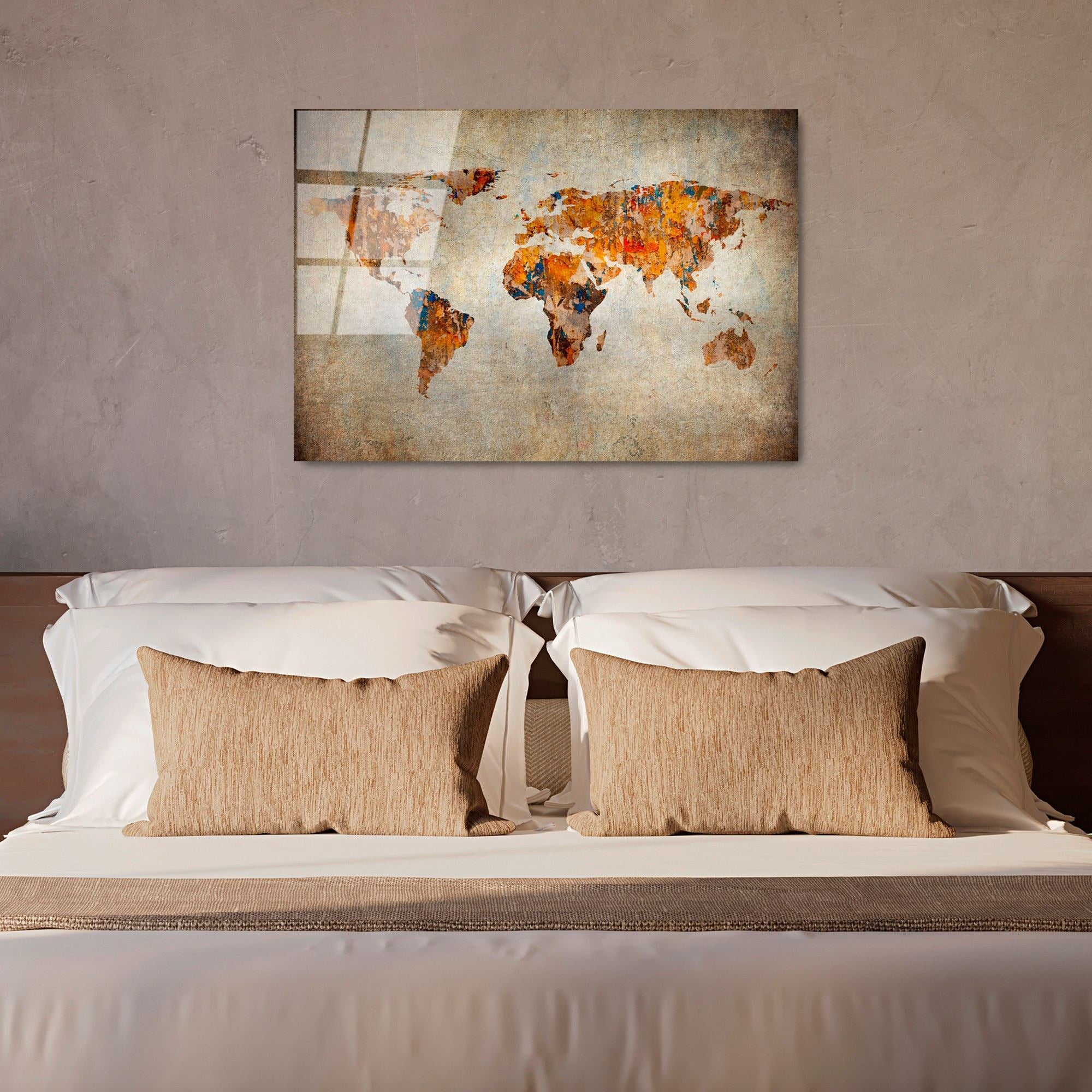 Quadro Decorativo em Vidro Temperado 100% 50x70 cm, Multicolor – UV-354