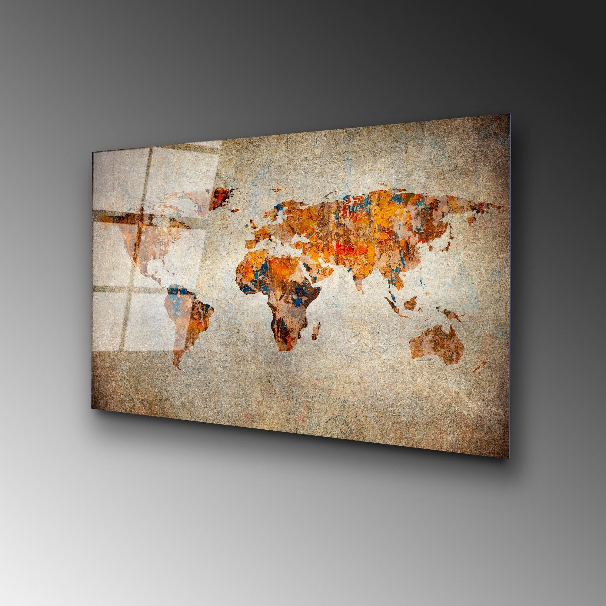 Quadro Decorativo em Vidro Temperado 100% 50x70 cm, Multicolor – UV-354