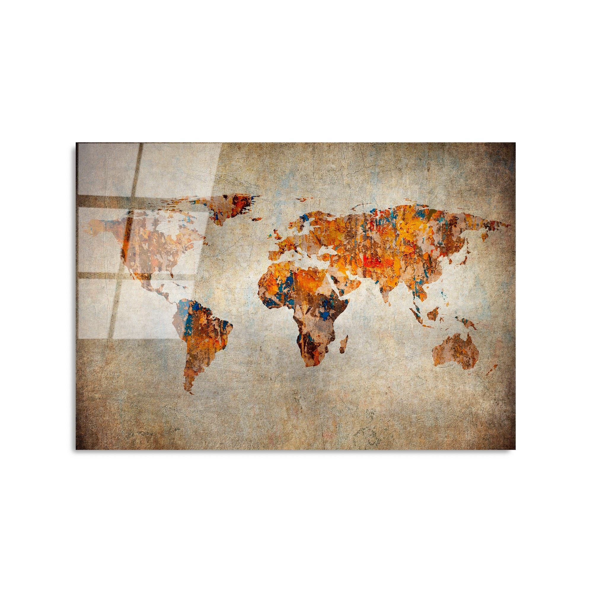 Quadro Decorativo em Vidro Temperado 100% 50x70 cm, Multicolor – UV-354