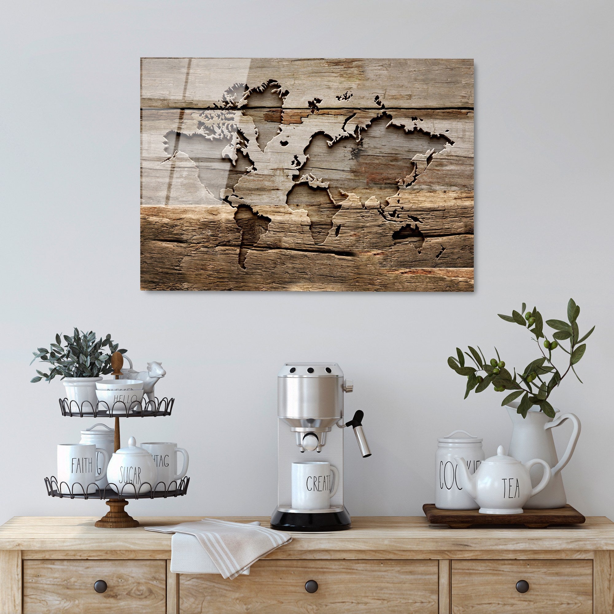 Quadro Decorativo em Vidro Temperado UV-355 (4 mm), Multicolor, 50 x 70 cm – Ref. 123BZM1449