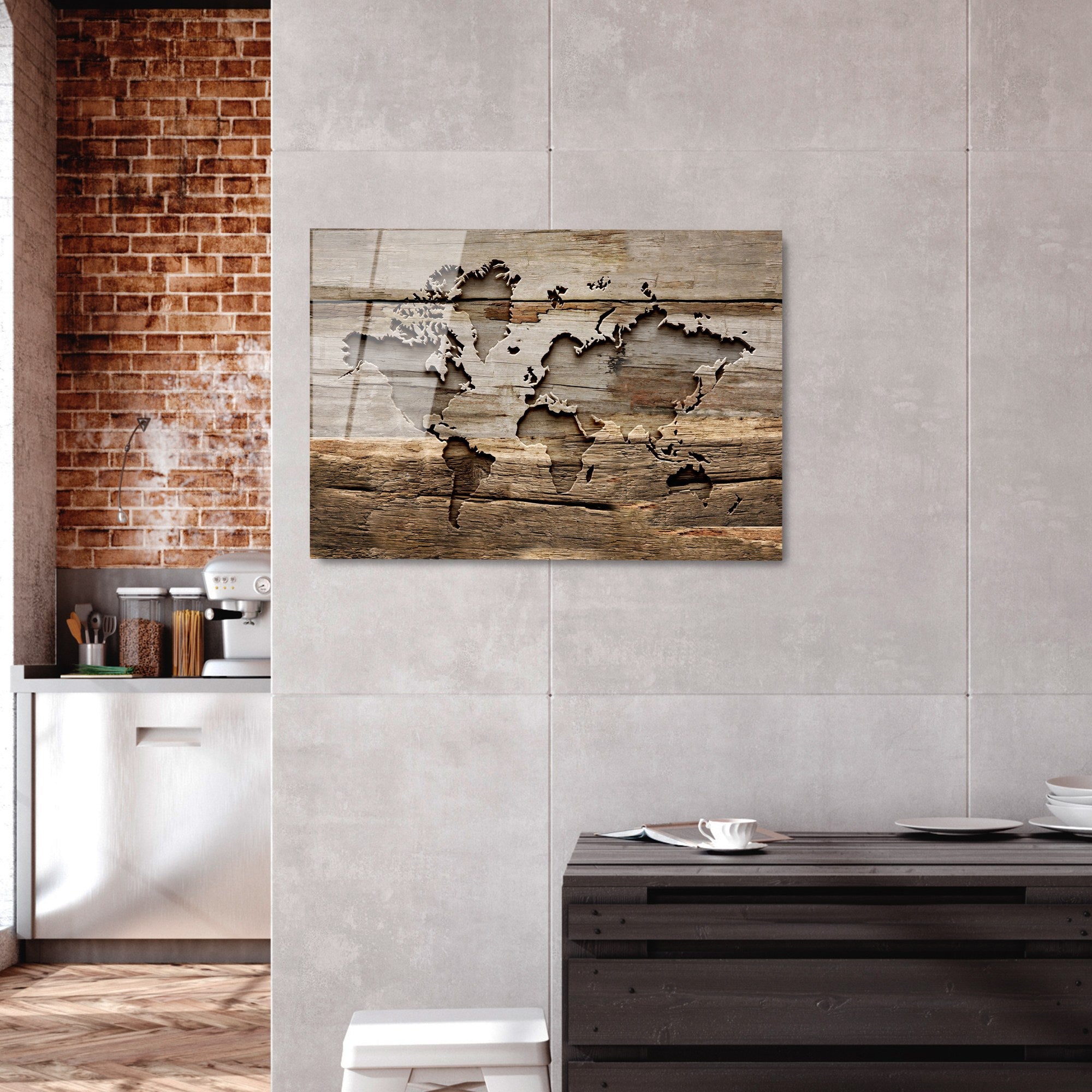 Quadro Decorativo em Vidro Temperado UV-355 (4 mm), Multicolor, 50 x 70 cm – Ref. 123BZM1449