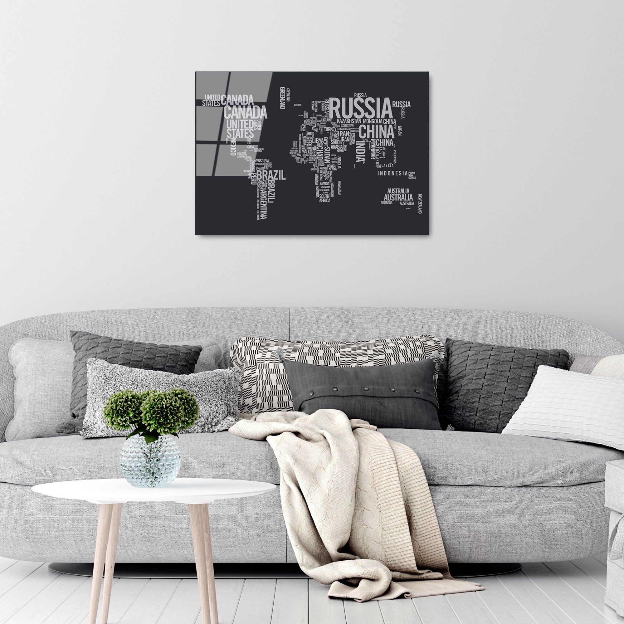 UV-359 Quadro Decorativo em Vidro Temperado 50 x 70 cm, Multicolor (4 mm)