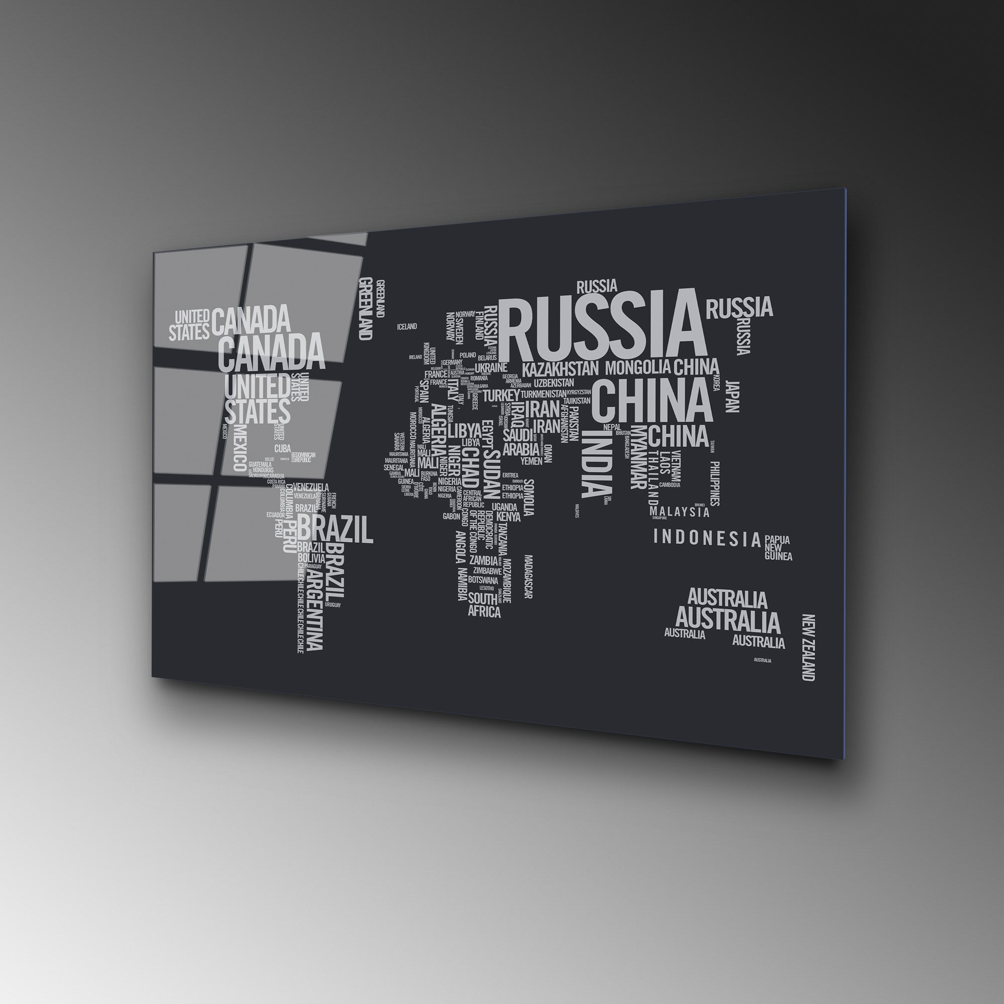 UV-359 Quadro Decorativo em Vidro Temperado 50 x 70 cm, Multicolor (4 mm)