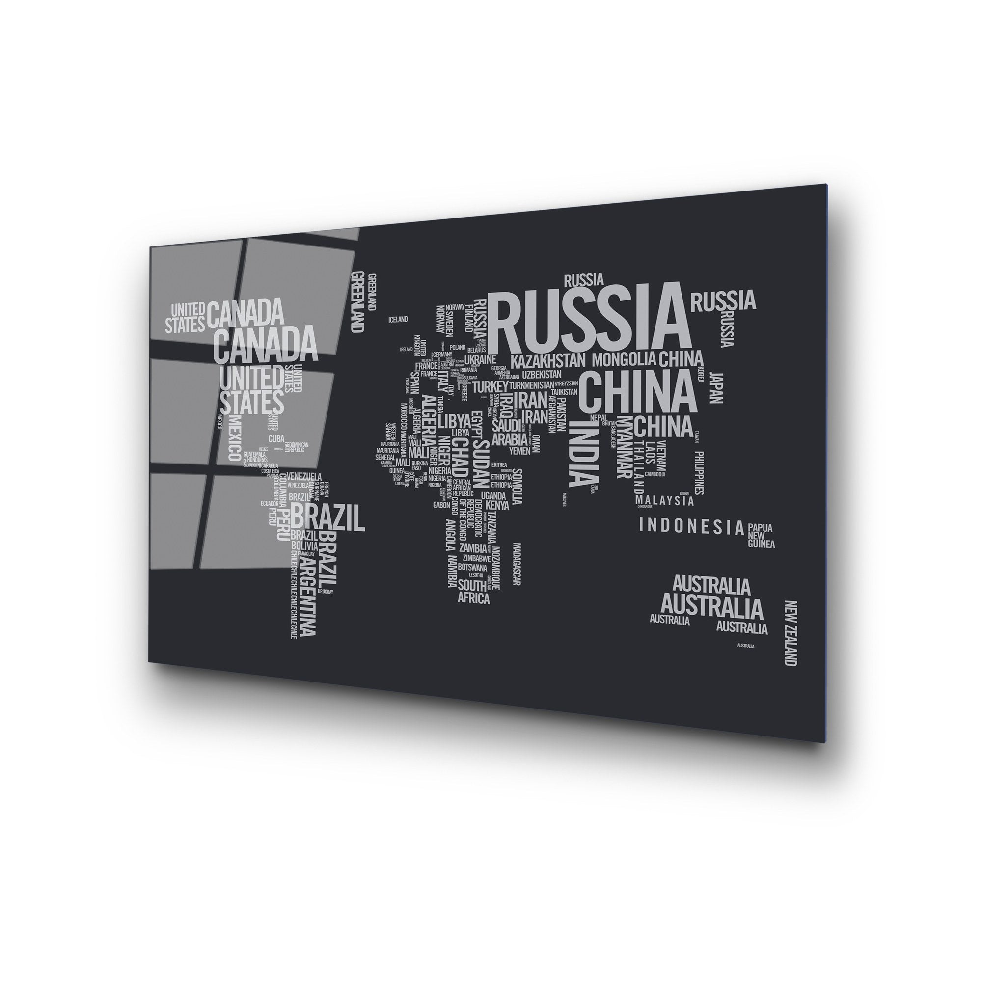 UV-359 Quadro Decorativo em Vidro Temperado 50 x 70 cm, Multicolor (4 mm)