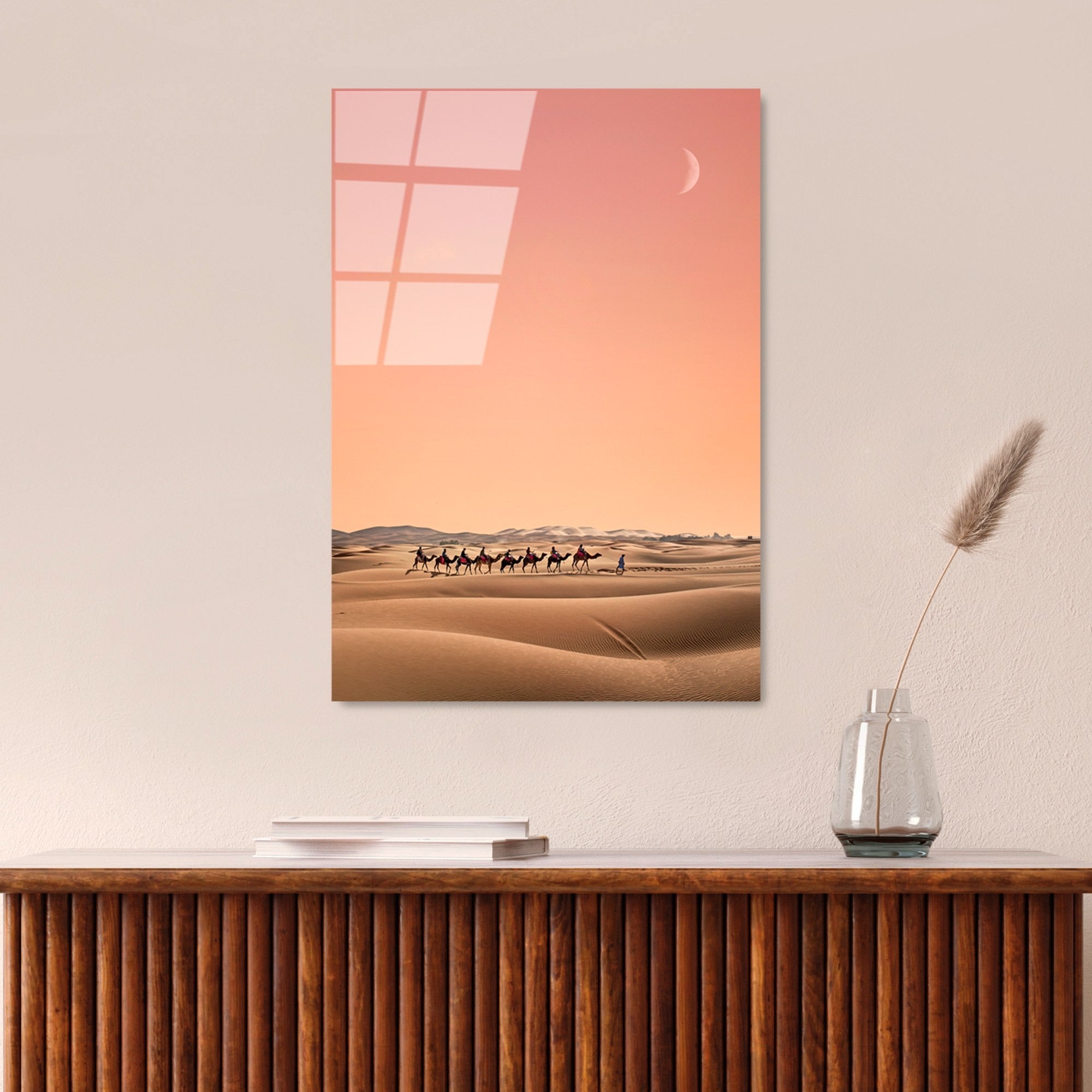 Quadro Decorativo em Vidro Temperado UV-361, Multicolor, 50 x 70 cm (4 mm)