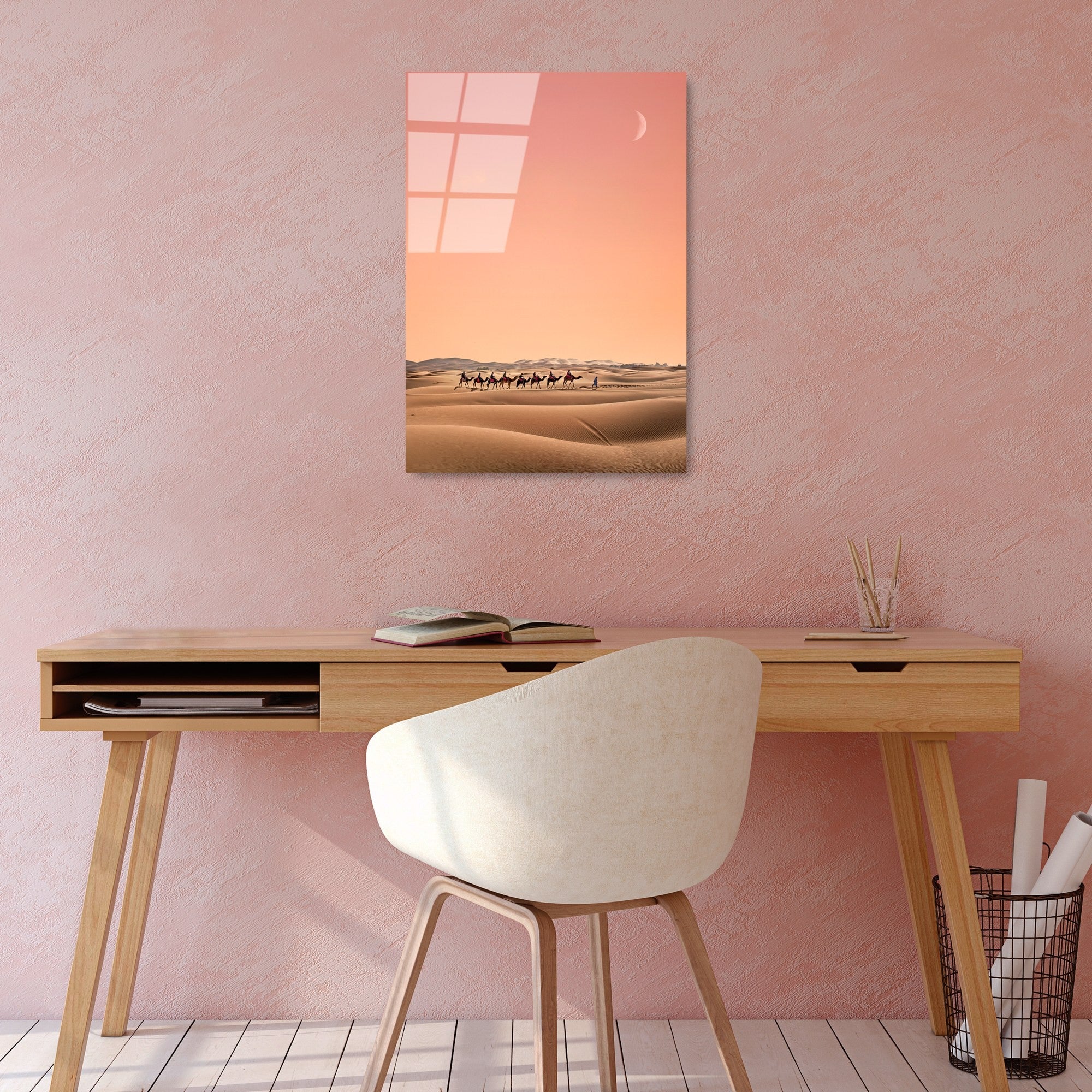 Quadro Decorativo em Vidro Temperado UV-361, Multicolor, 50 x 70 cm (4 mm)