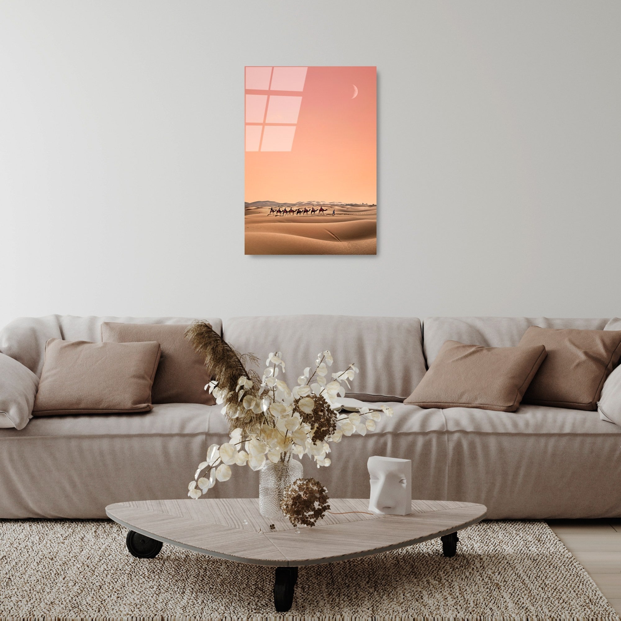 Quadro Decorativo em Vidro Temperado UV-361, Multicolor, 50 x 70 cm (4 mm)