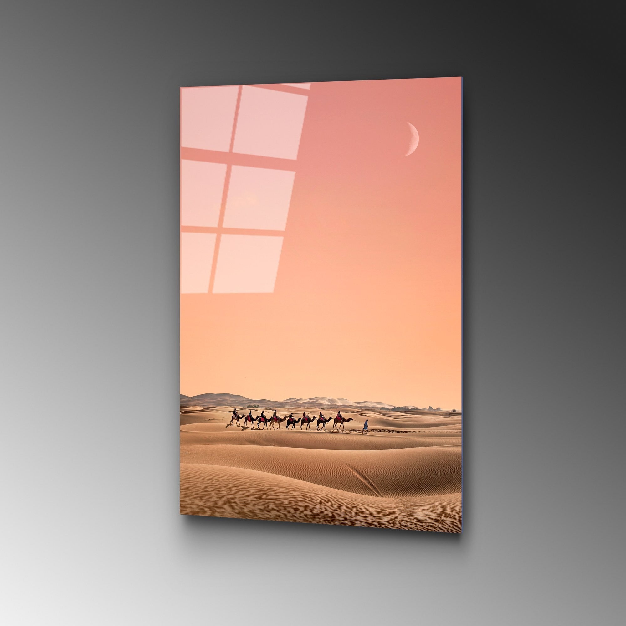 Quadro Decorativo em Vidro Temperado UV-361, Multicolor, 50 x 70 cm (4 mm)