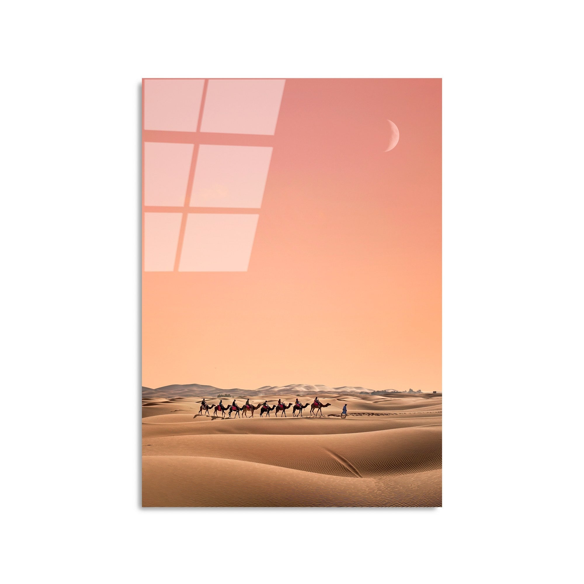 Quadro Decorativo em Vidro Temperado UV-361, Multicolor, 50 x 70 cm (4 mm)