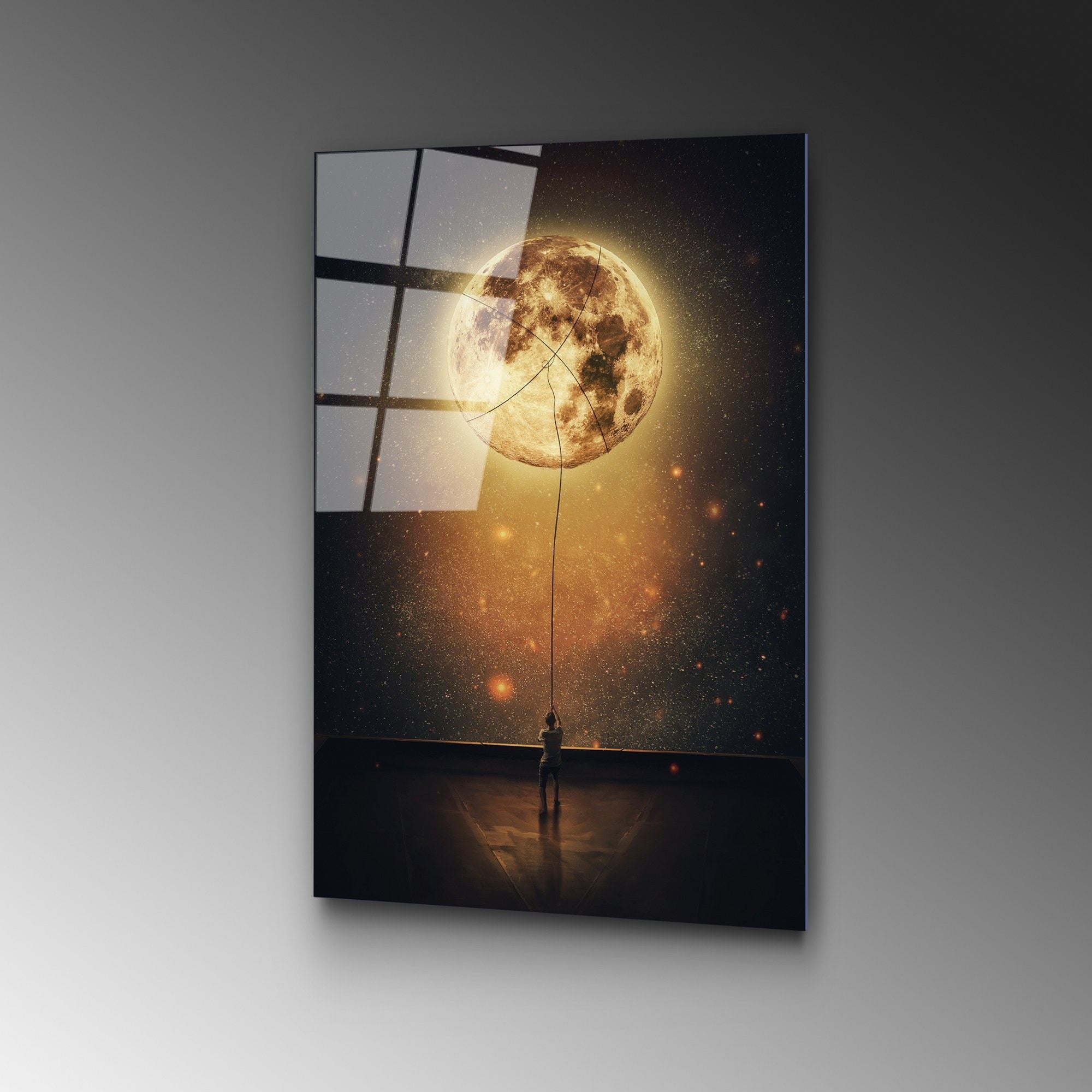 Quadro Decorativo em Vidro Temperado 4 mm UV-362, Multicor, 50 x 70 cm