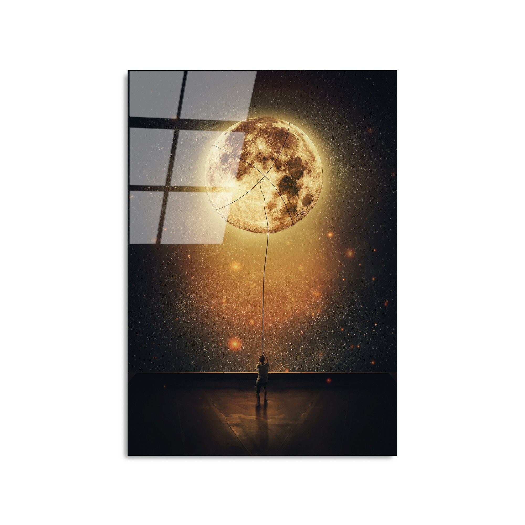 Quadro Decorativo em Vidro Temperado 4 mm UV-362, Multicor, 50 x 70 cm