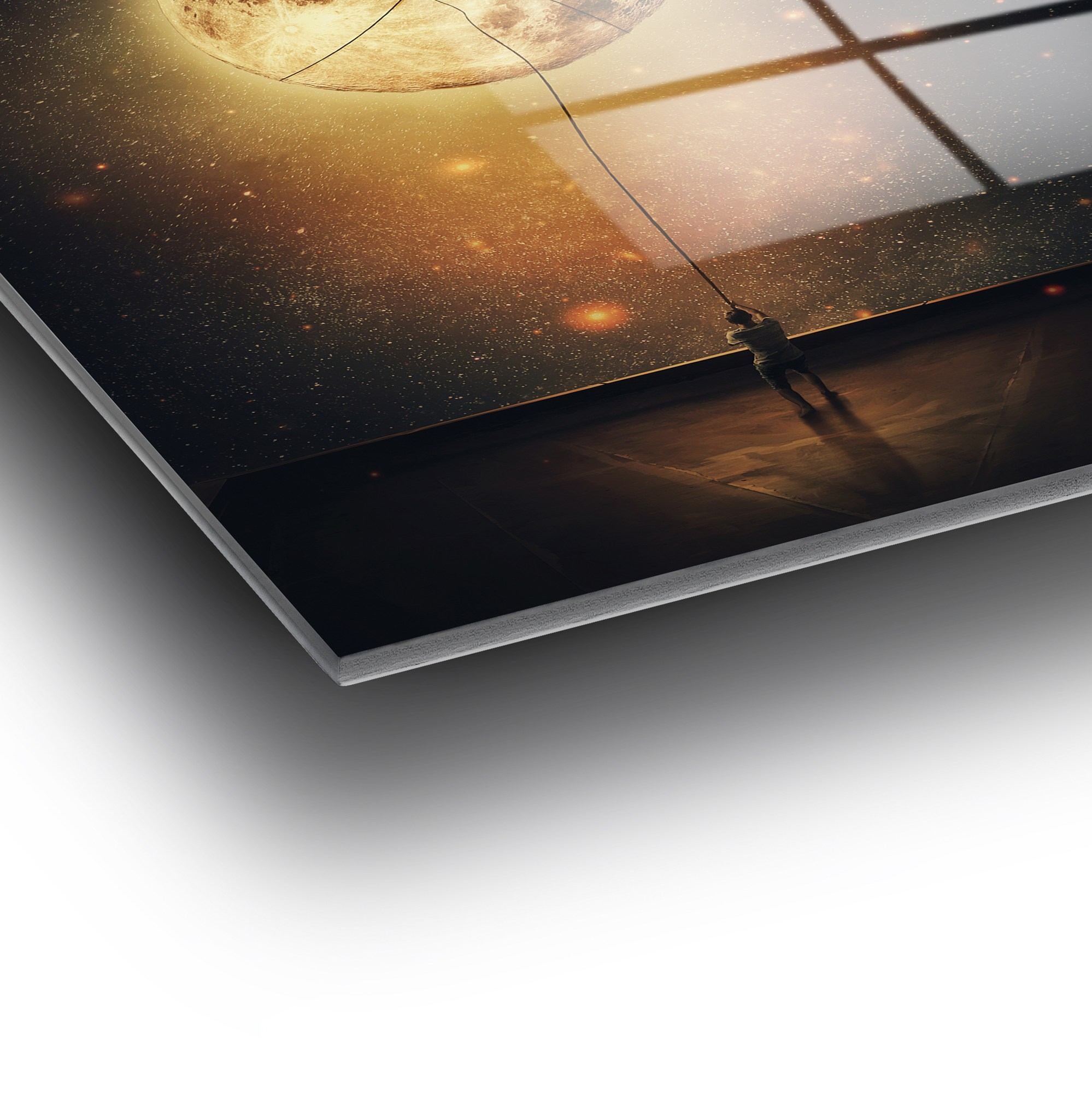 Quadro Decorativo em Vidro Temperado 4 mm UV-362, Multicor, 50 x 70 cm