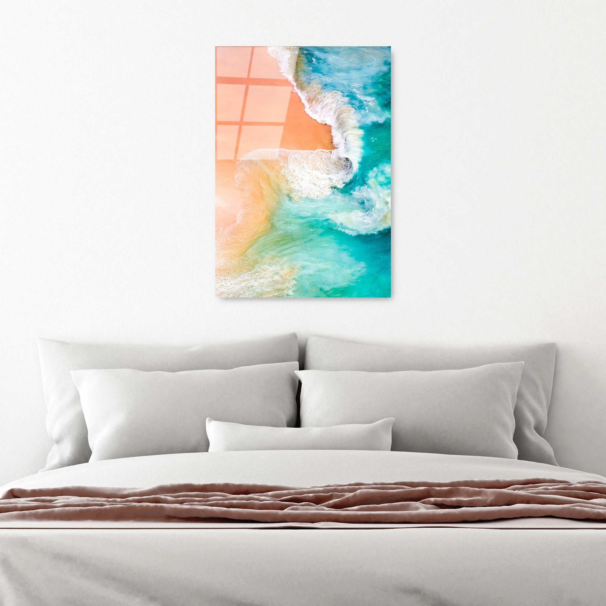 Quadro Decorativo em Vidro Temperado UV-363, 50 x 70 cm, Multicolor, 4 mm