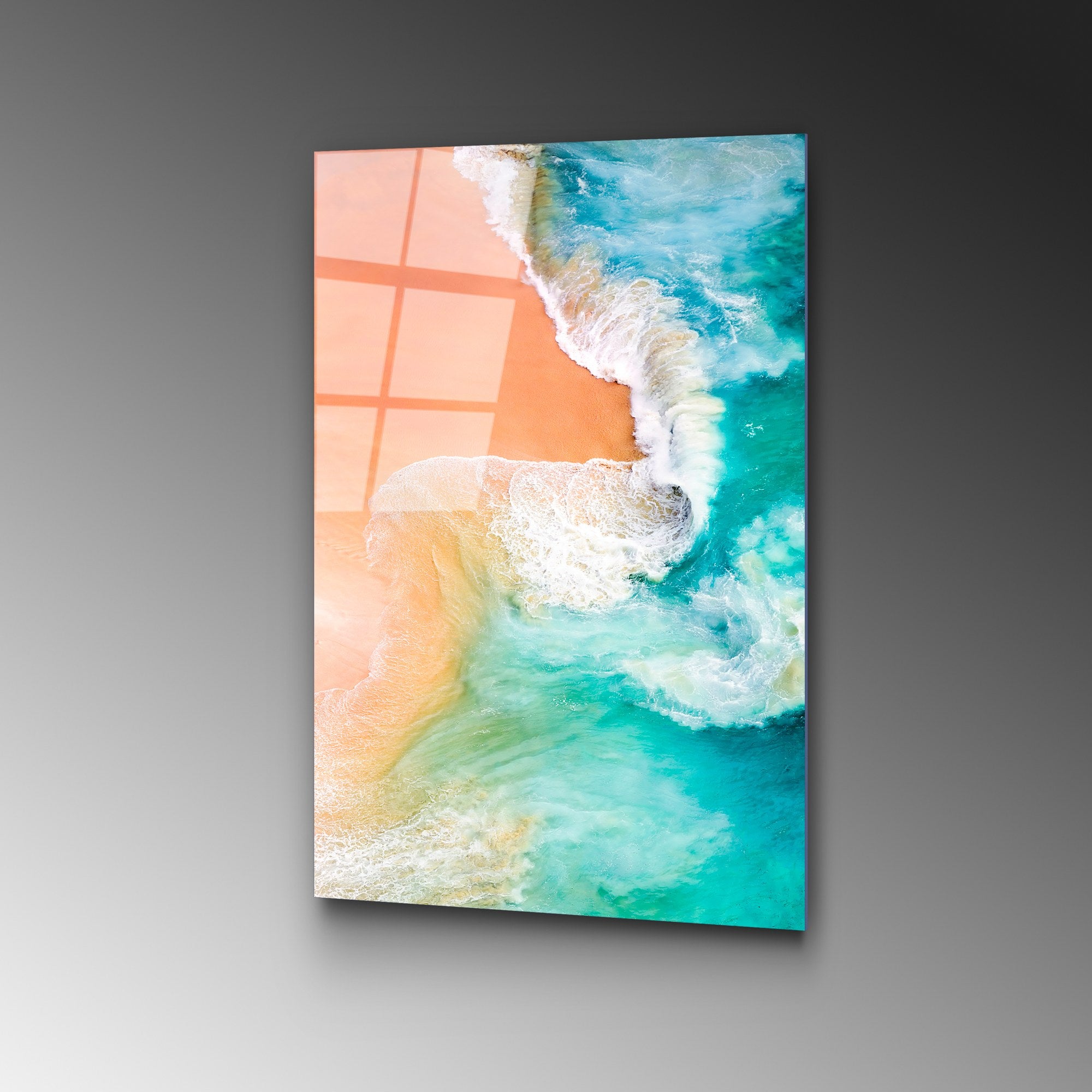 Quadro Decorativo em Vidro Temperado UV-363, 50 x 70 cm, Multicolor, 4 mm