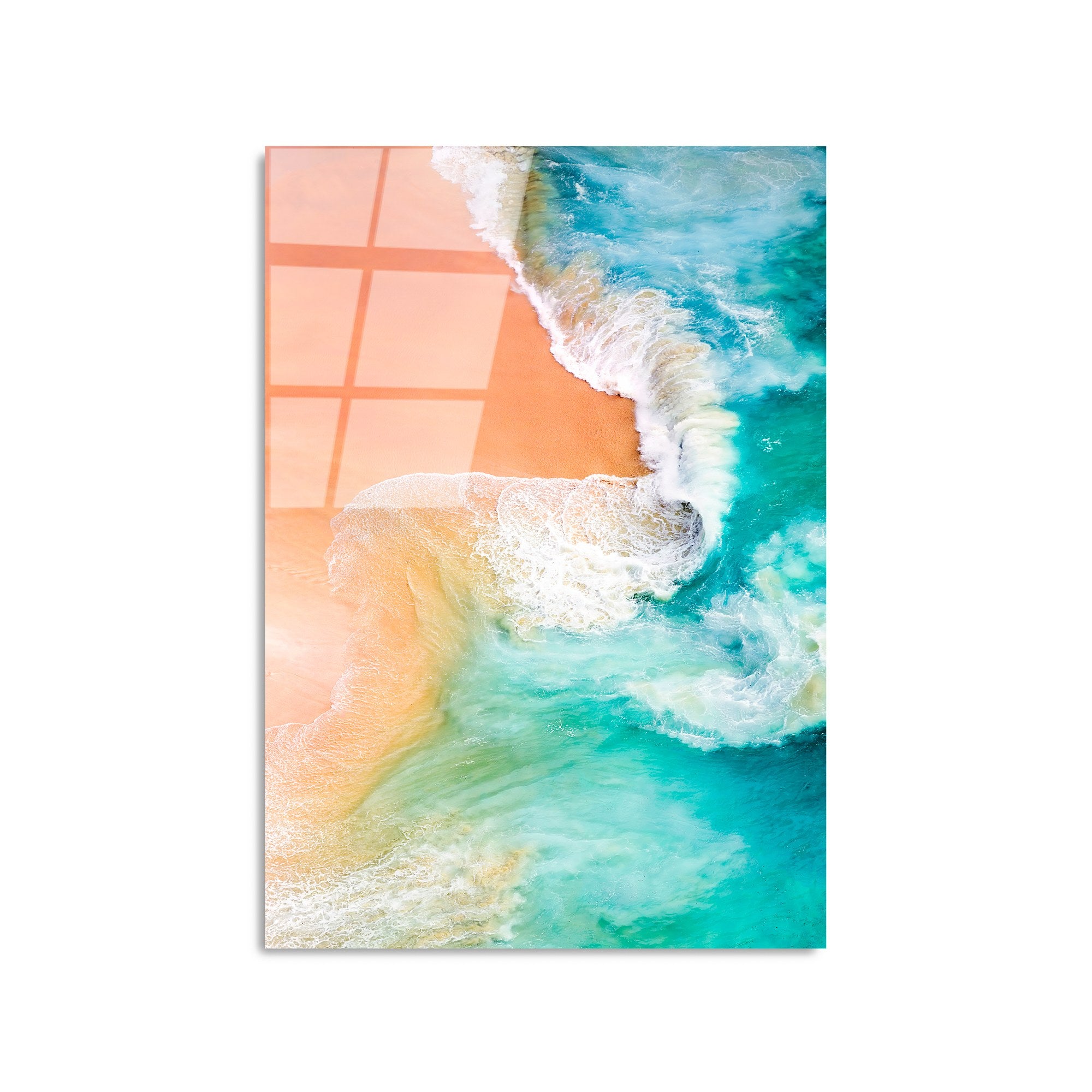 Quadro Decorativo em Vidro Temperado UV-363, 50 x 70 cm, Multicolor, 4 mm