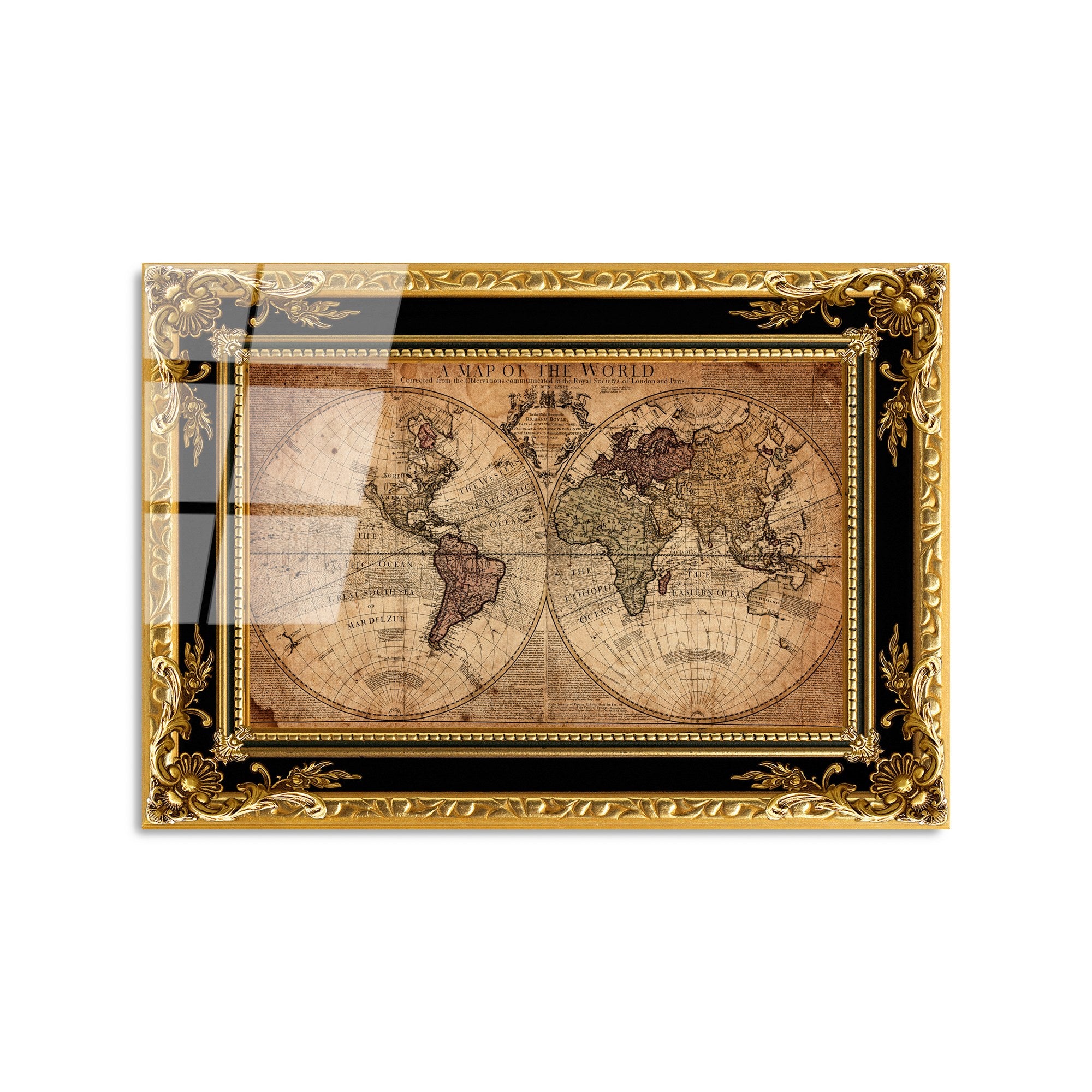 Quadro Decorativo em Vidro Temperado (4 mm) UV-364, Multicolor, 50 x 70 cm