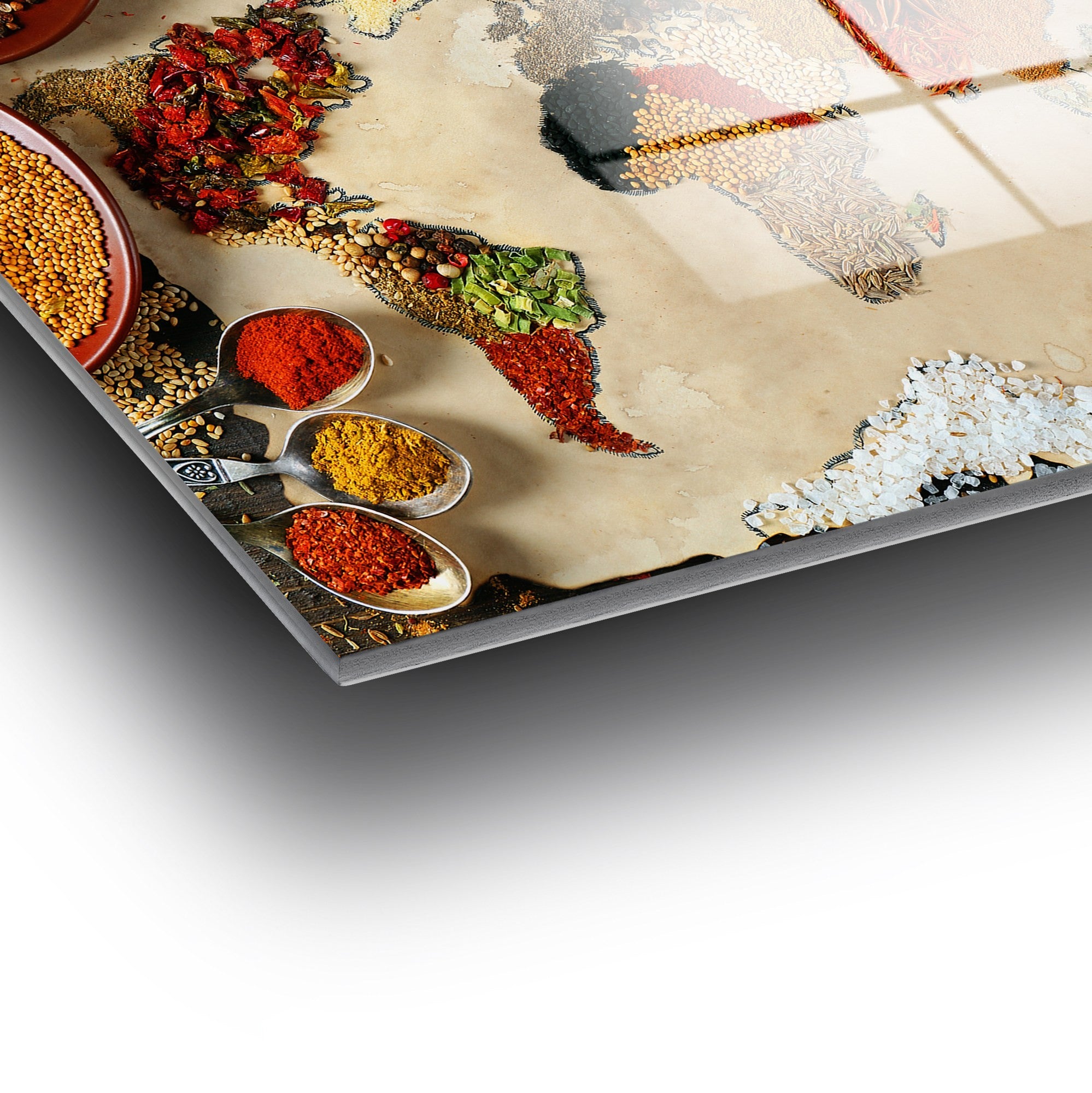 Quadro Decorativo em Vidro Temperado UV-365, 50 x 70 cm, Multicolor, 4 mm