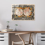 Quadro Decorativo em Vidro Temperado UV-366, 50 x 70 cm, Multicolor, 4 mm