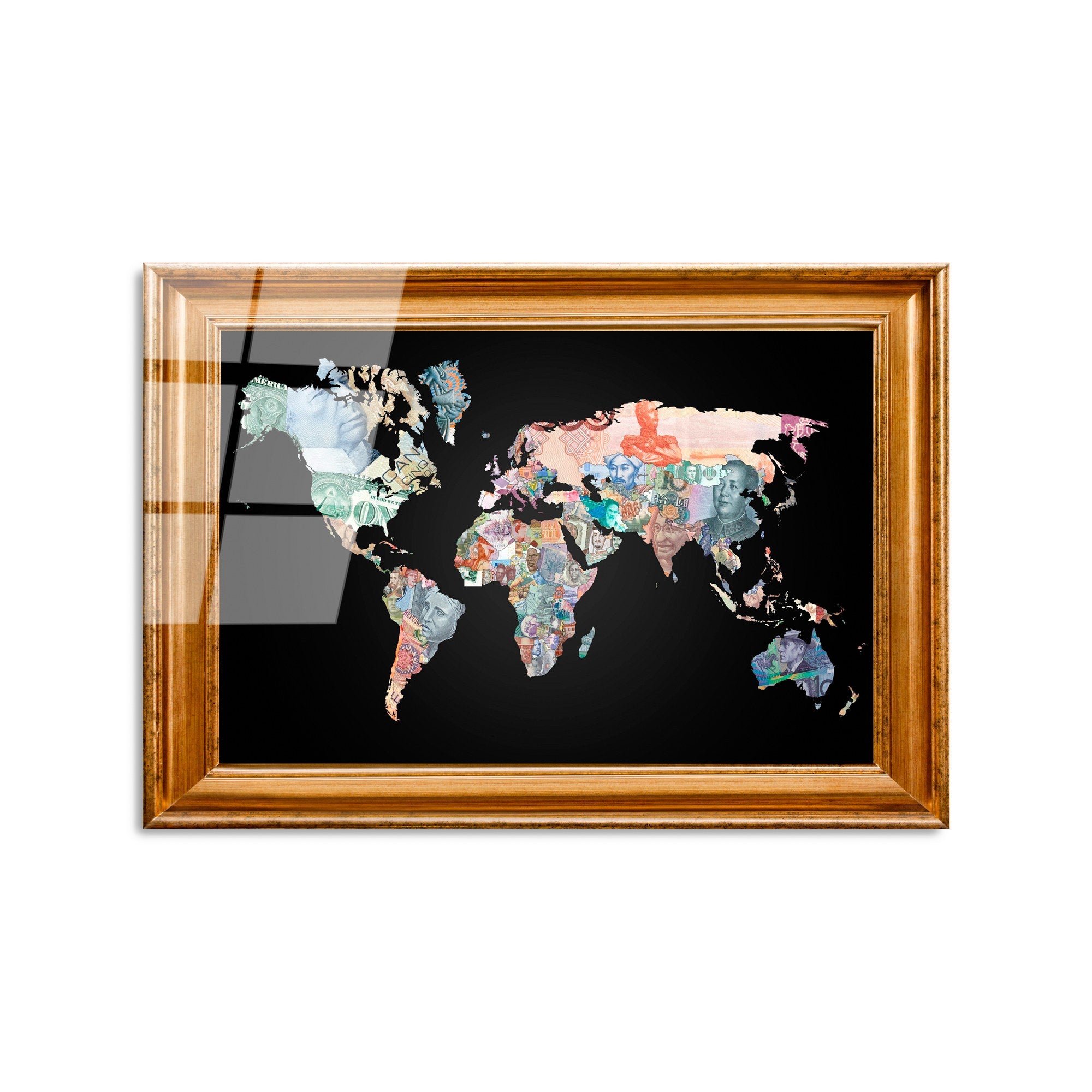 Quadro Decorativo em Vidro Temperado (4 mm) 50x70 cm — UV-367 — Multicolor