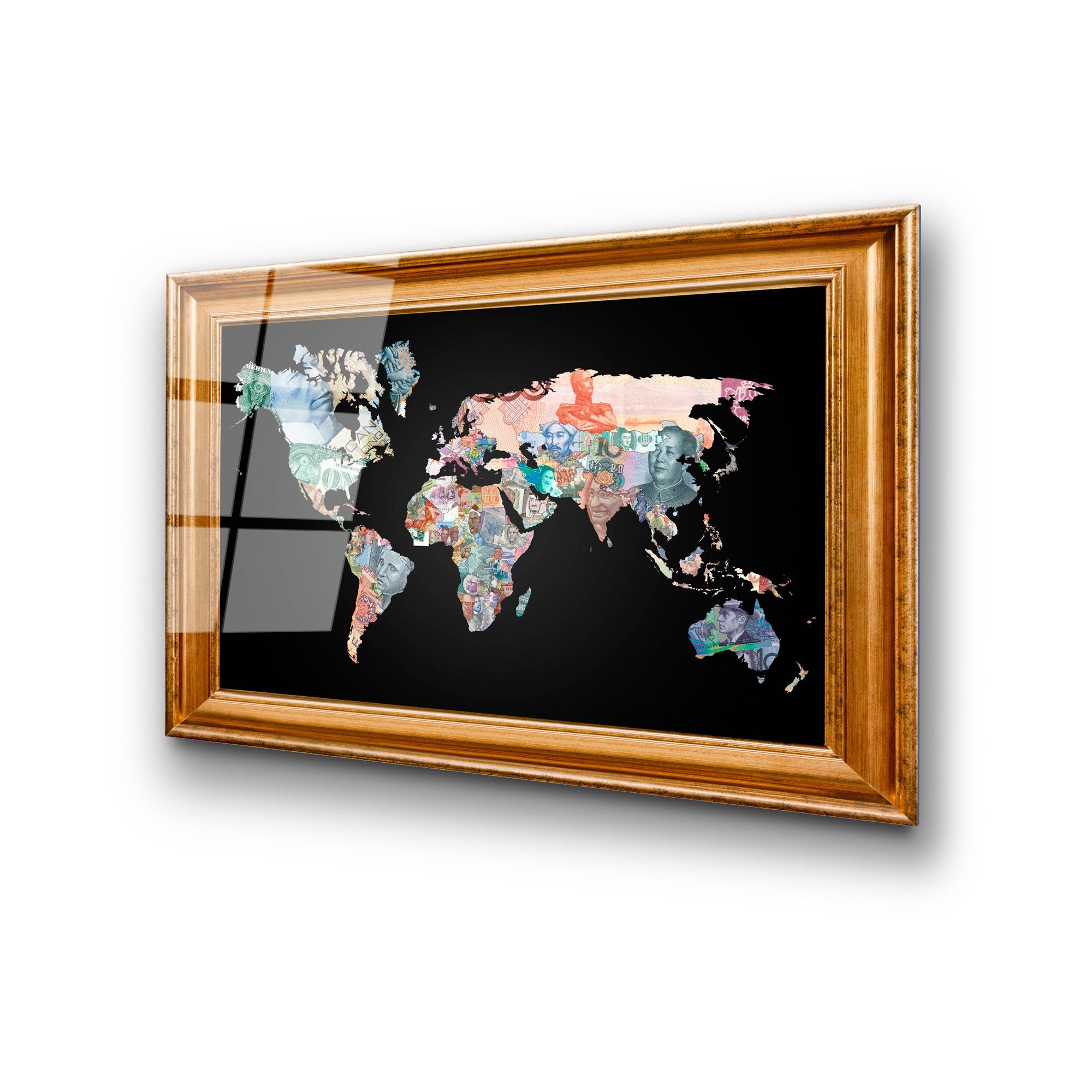 Quadro Decorativo em Vidro Temperado (4 mm) 50x70 cm — UV-367 — Multicolor